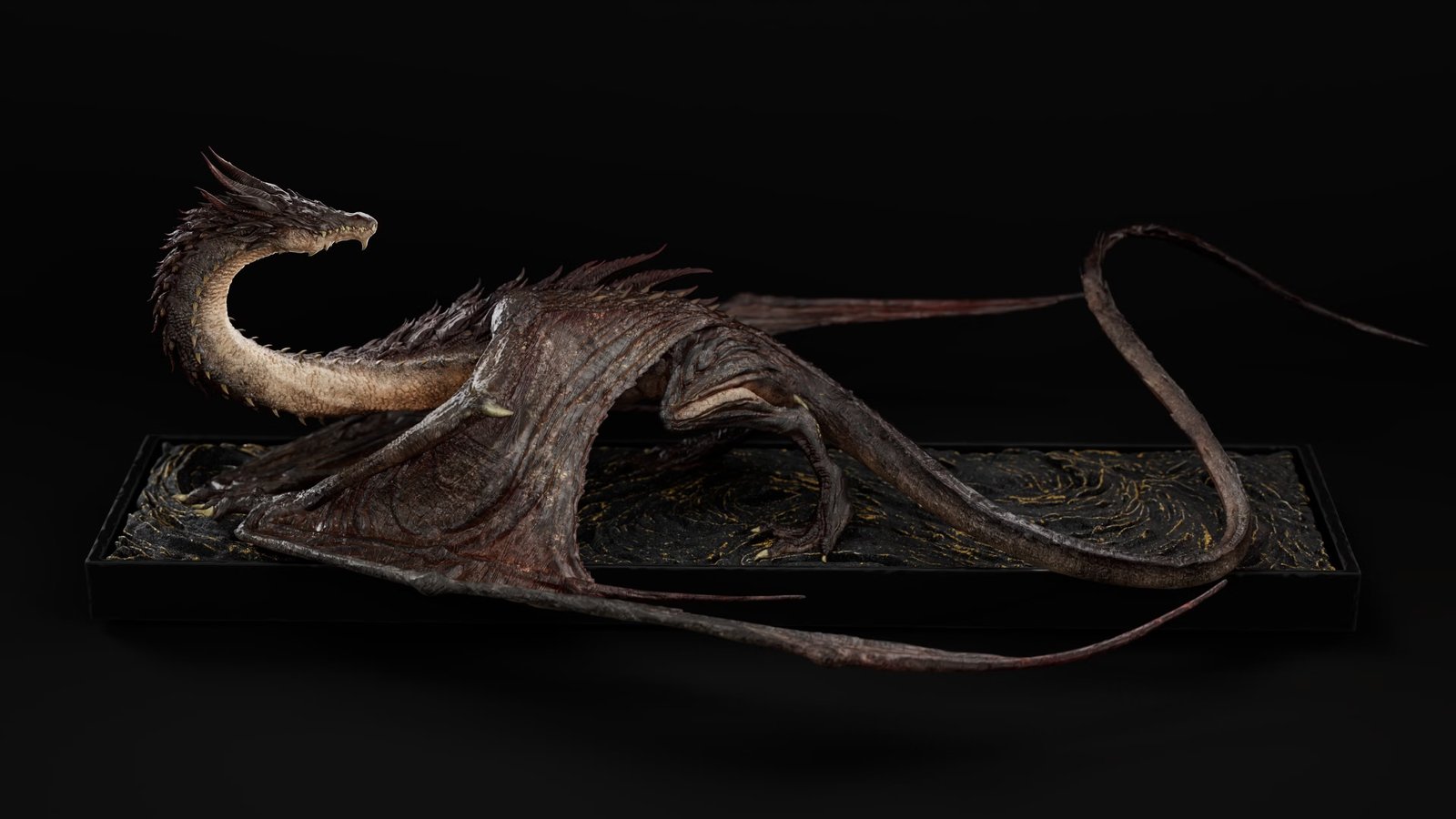 Horned Dragon - Artist Series — Painted