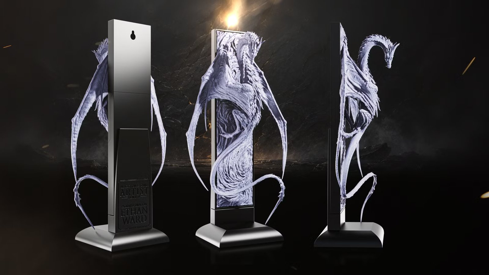 Horned Dragon - Artist Series — Unpainted