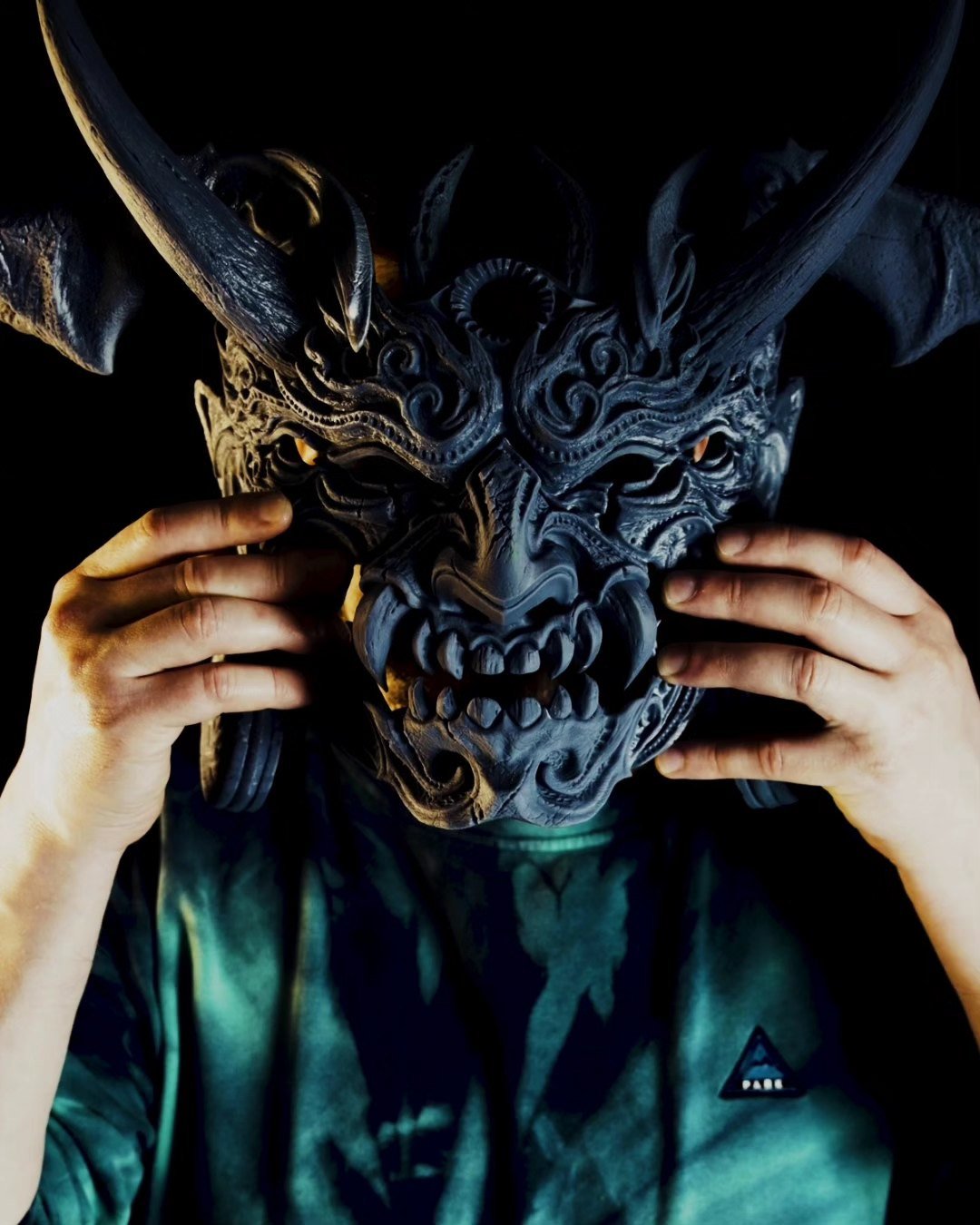 Display Stand for Tenjin's Mask — Unpainted