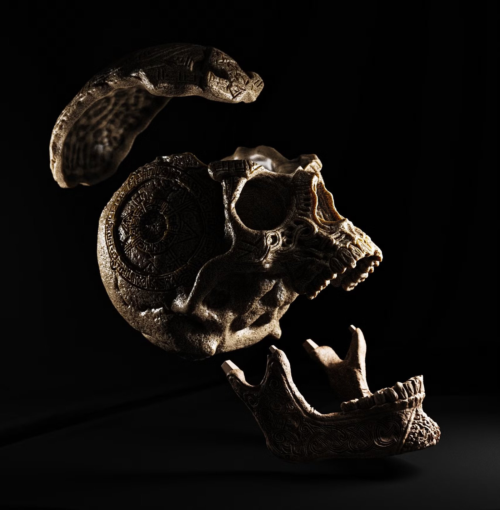 Tribute Valhalla Skull — Unpainted