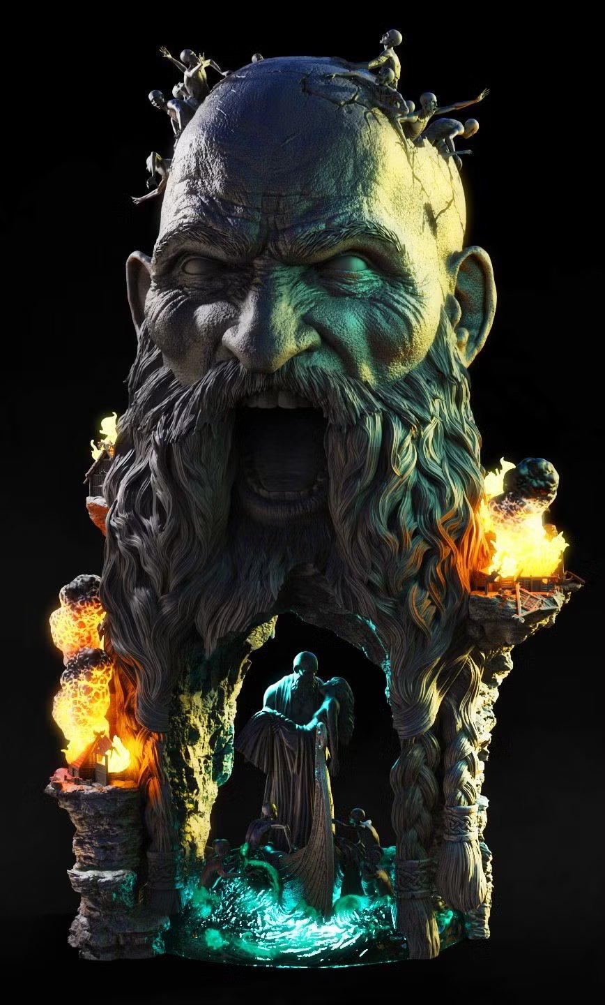 Voljaryk Mind Diorama — Painted