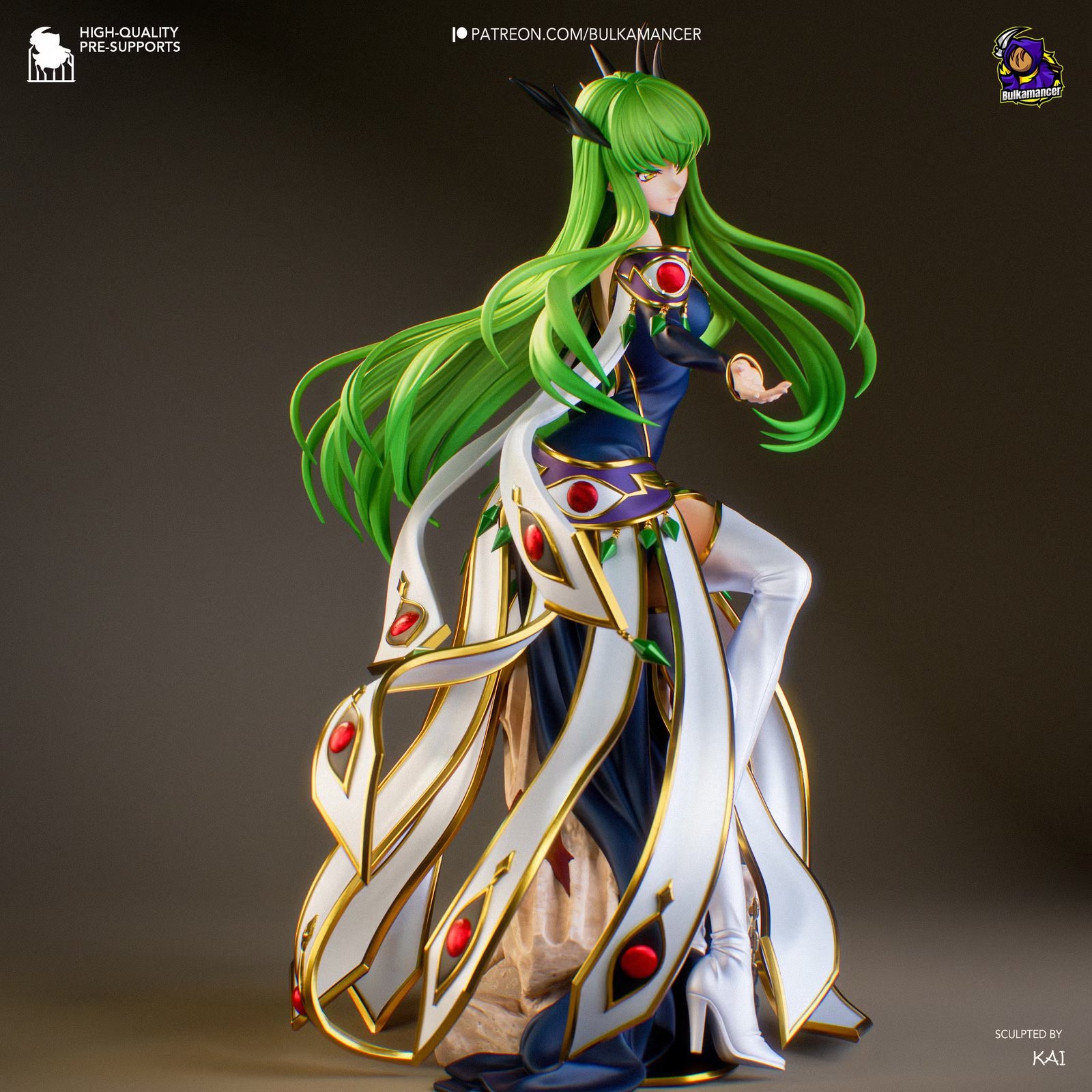 Green Witch — Painted