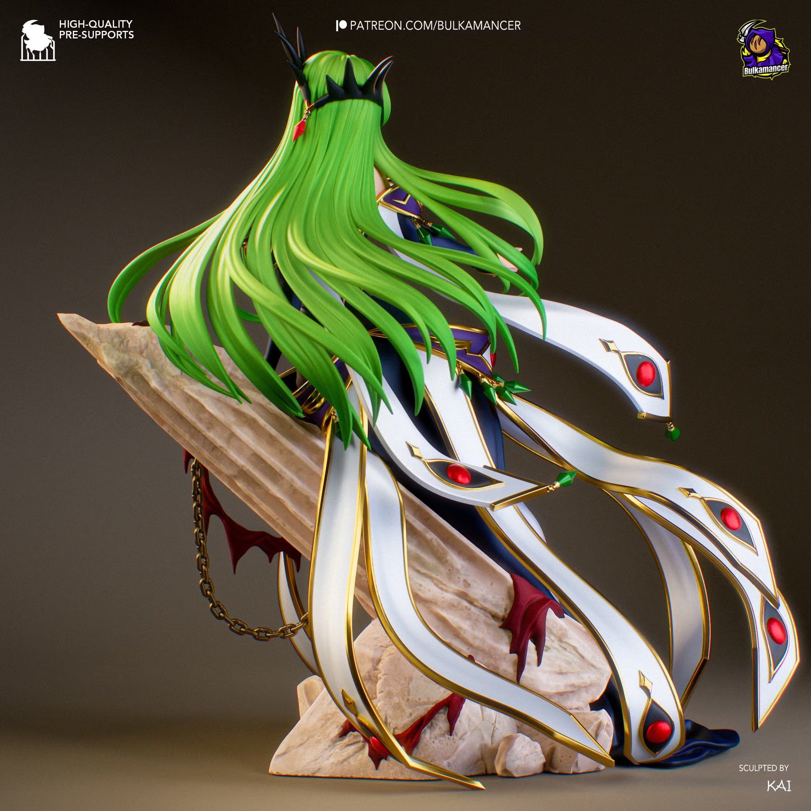 Green Witch — Painted