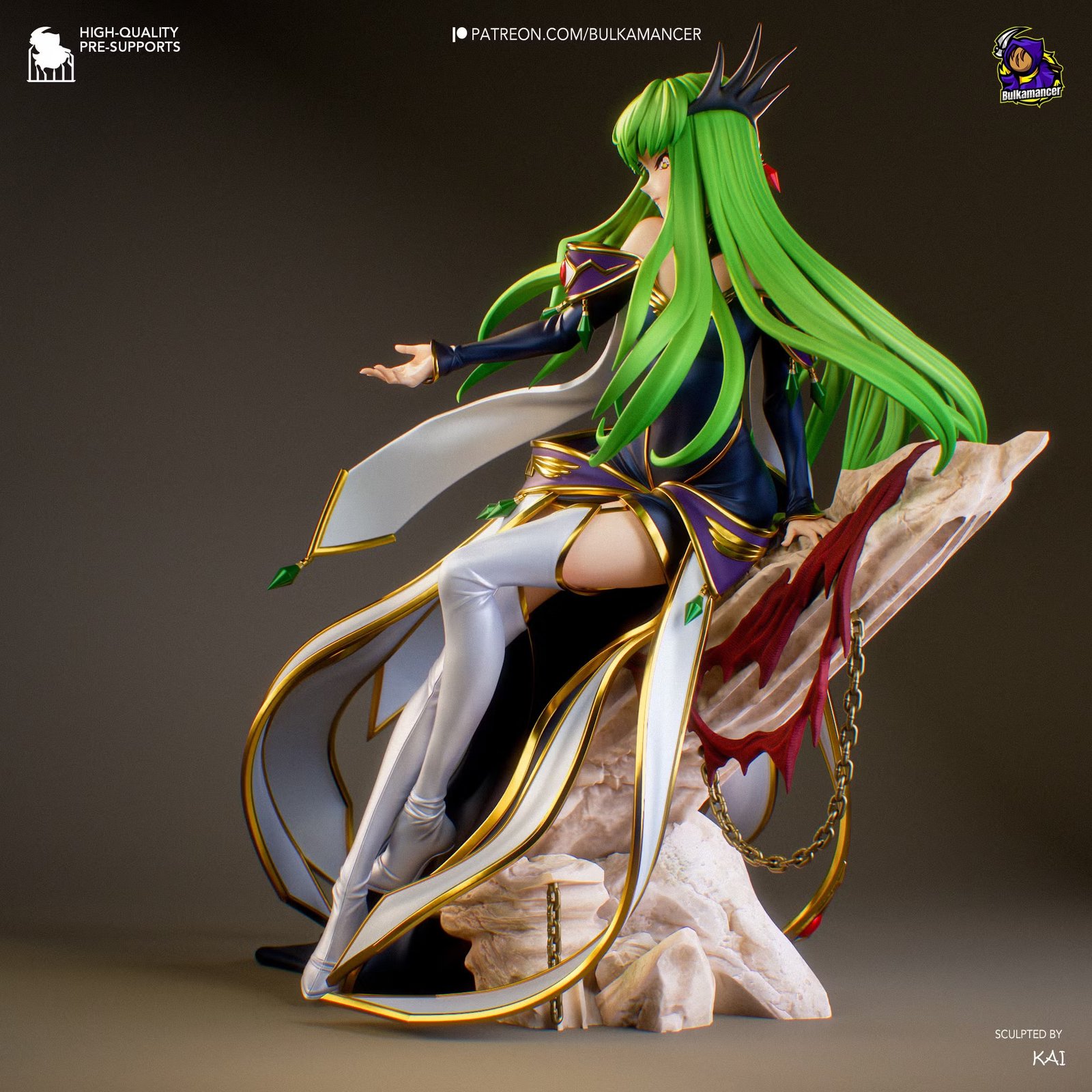 Green Witch — Painted