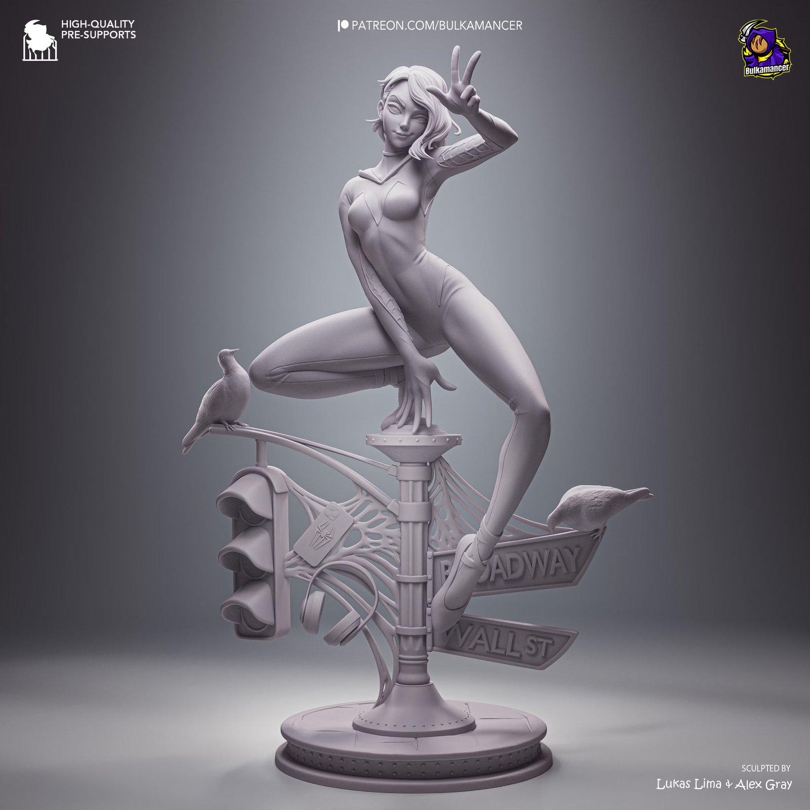 Gymnast Spider — Unpainted