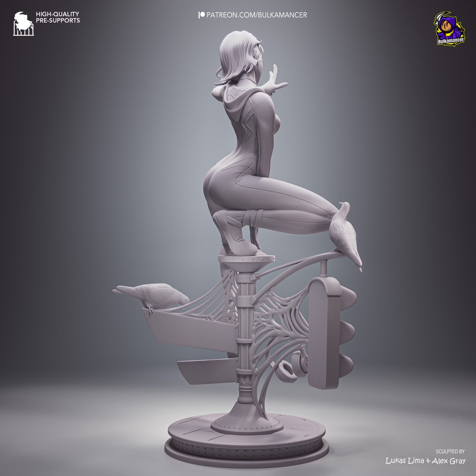 Gymnast Spider — Unpainted