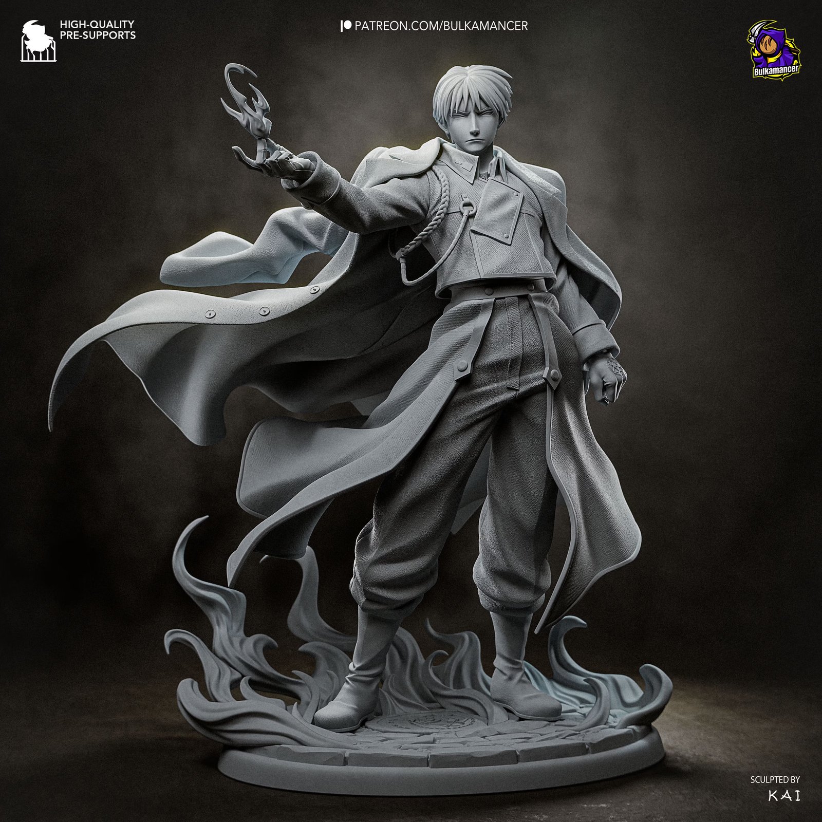 Blazing Colonel — Unpainted