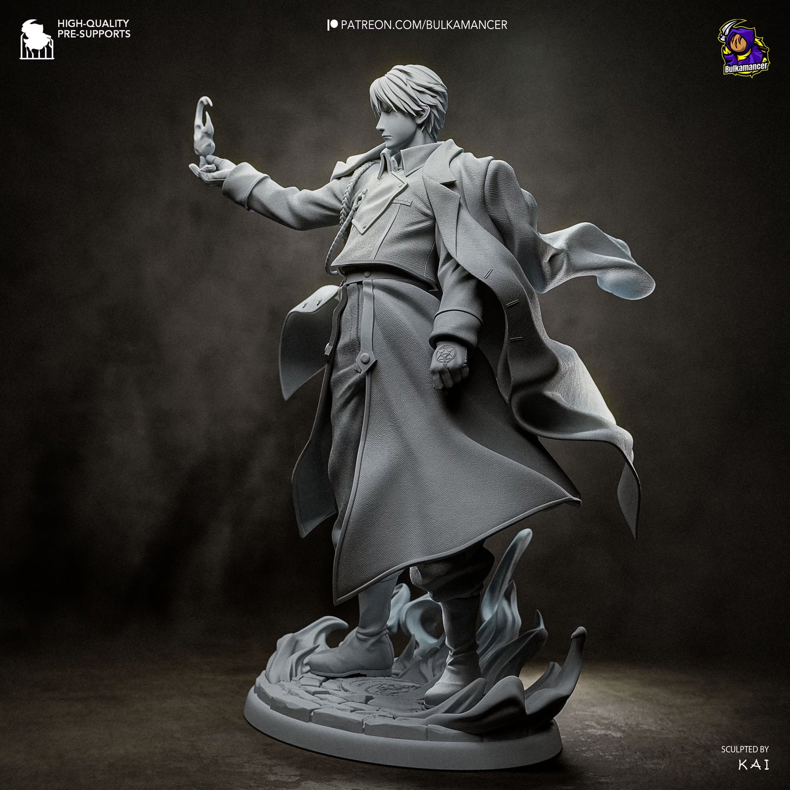 Blazing Colonel — Unpainted