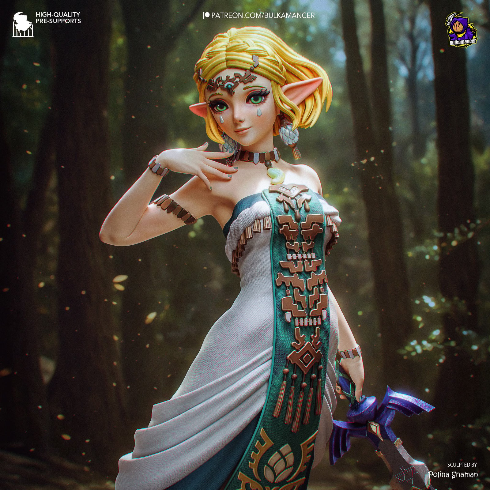 Linked Princess — Painted