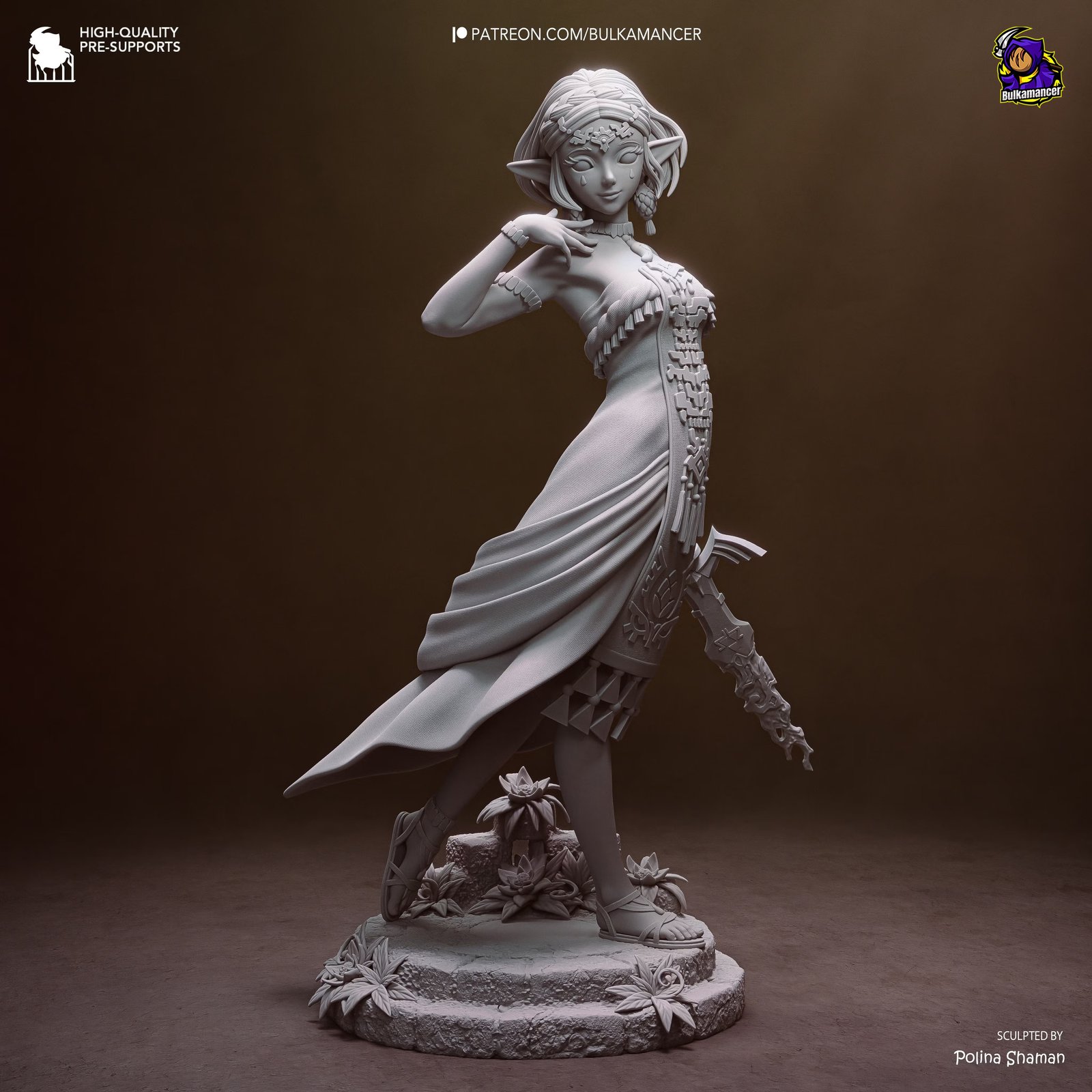 Linked Princess — Unpainted