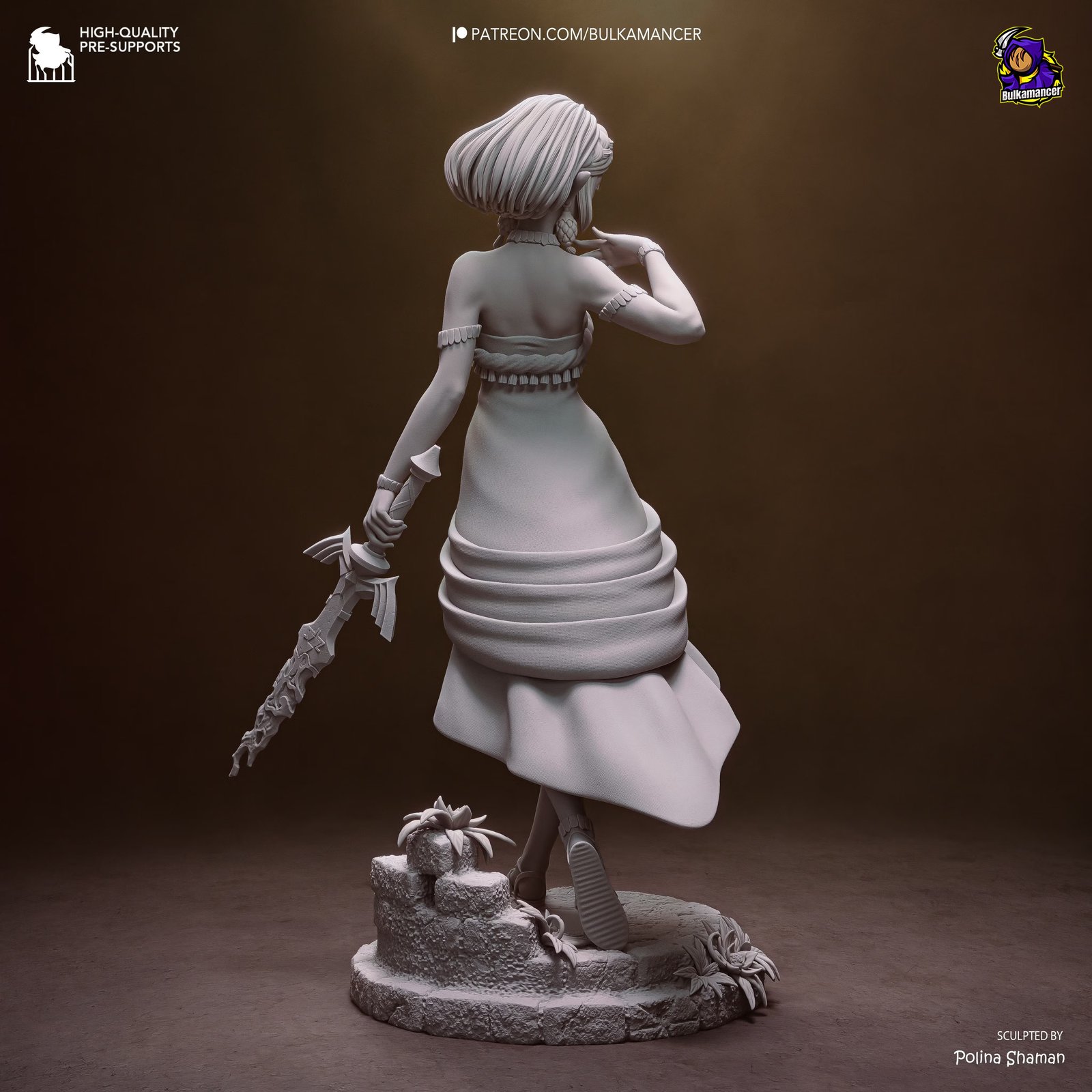 Linked Princess — Unpainted