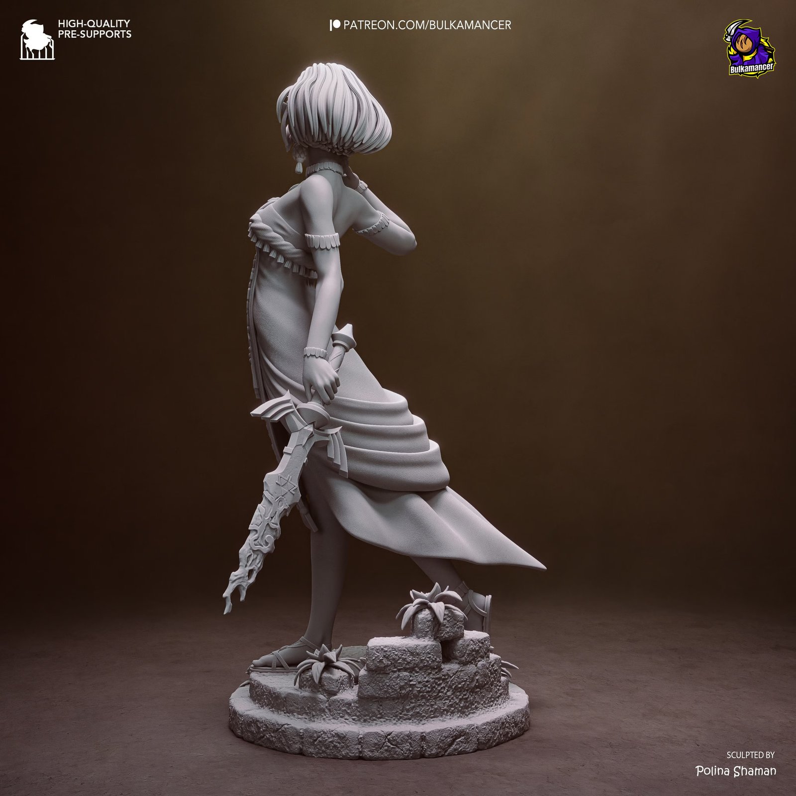 Linked Princess — Unpainted