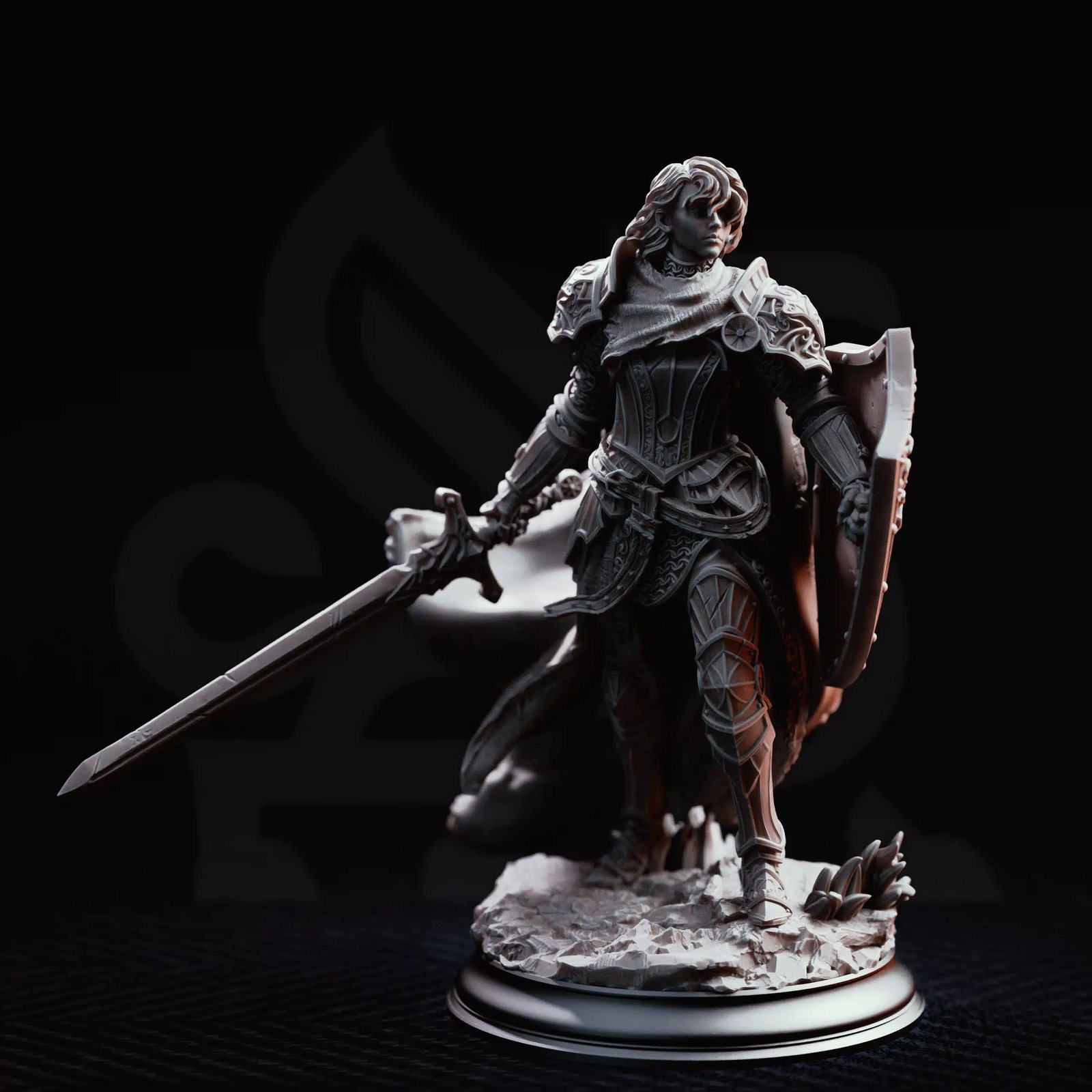 Elite Marine Knight - Alwine von Findros — Unpainted