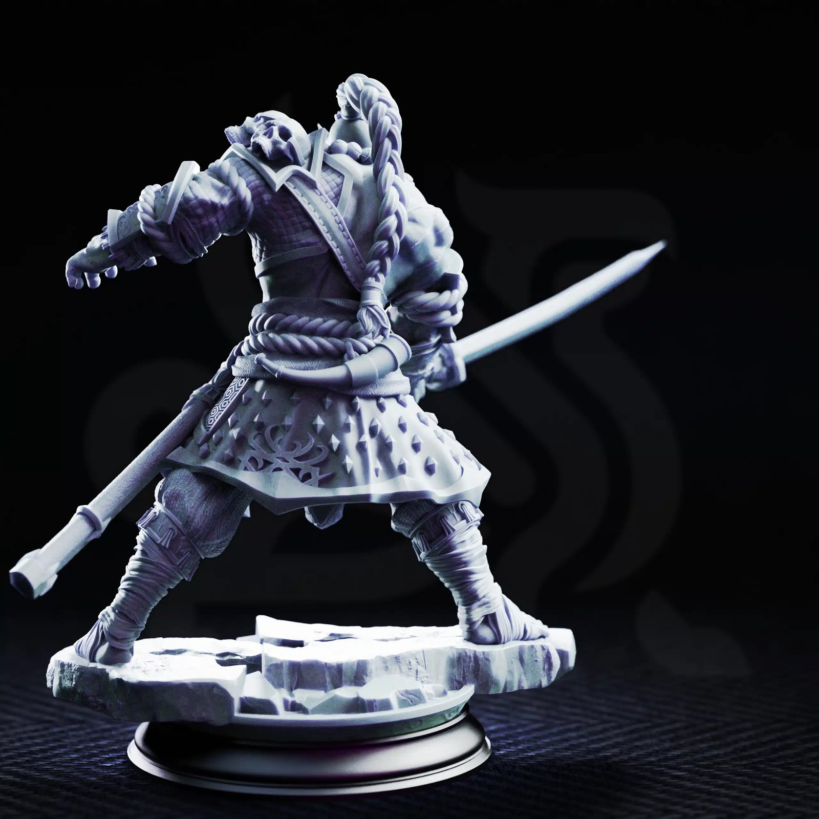 Orc Blademaster - Bagrash Ilkhan — Unpainted
