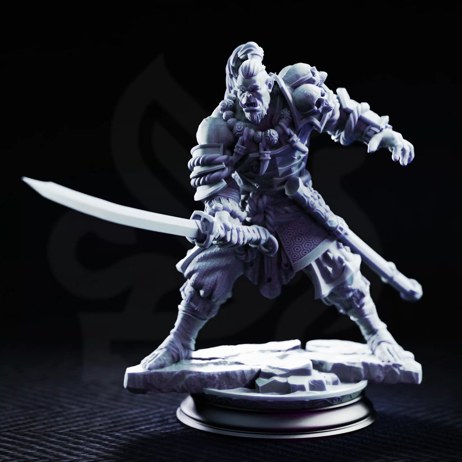 Orc Blademaster - Bagrash Ilkhan — Unpainted