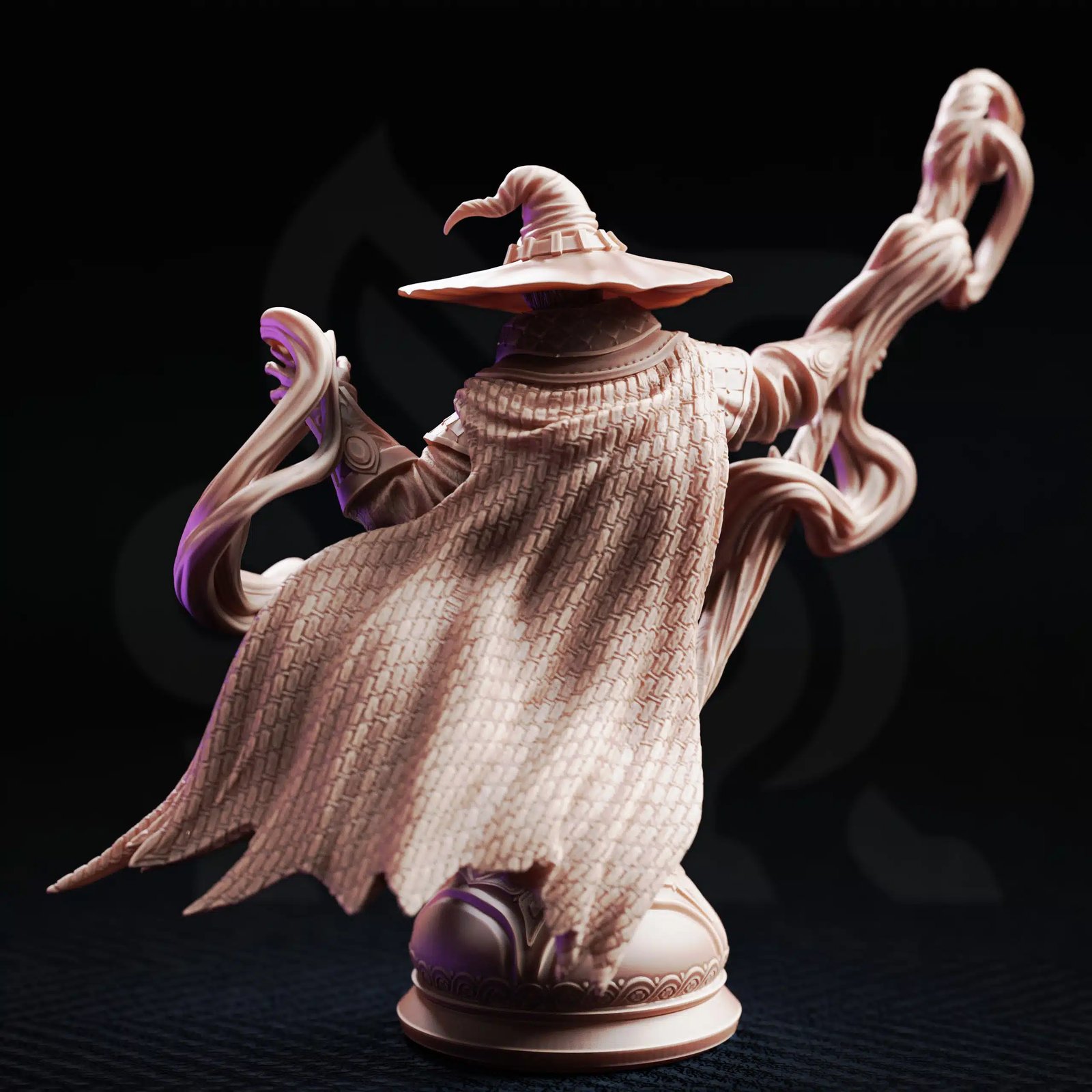 Big Hat Harrison Professor of The Unknown Bust — Unpainted