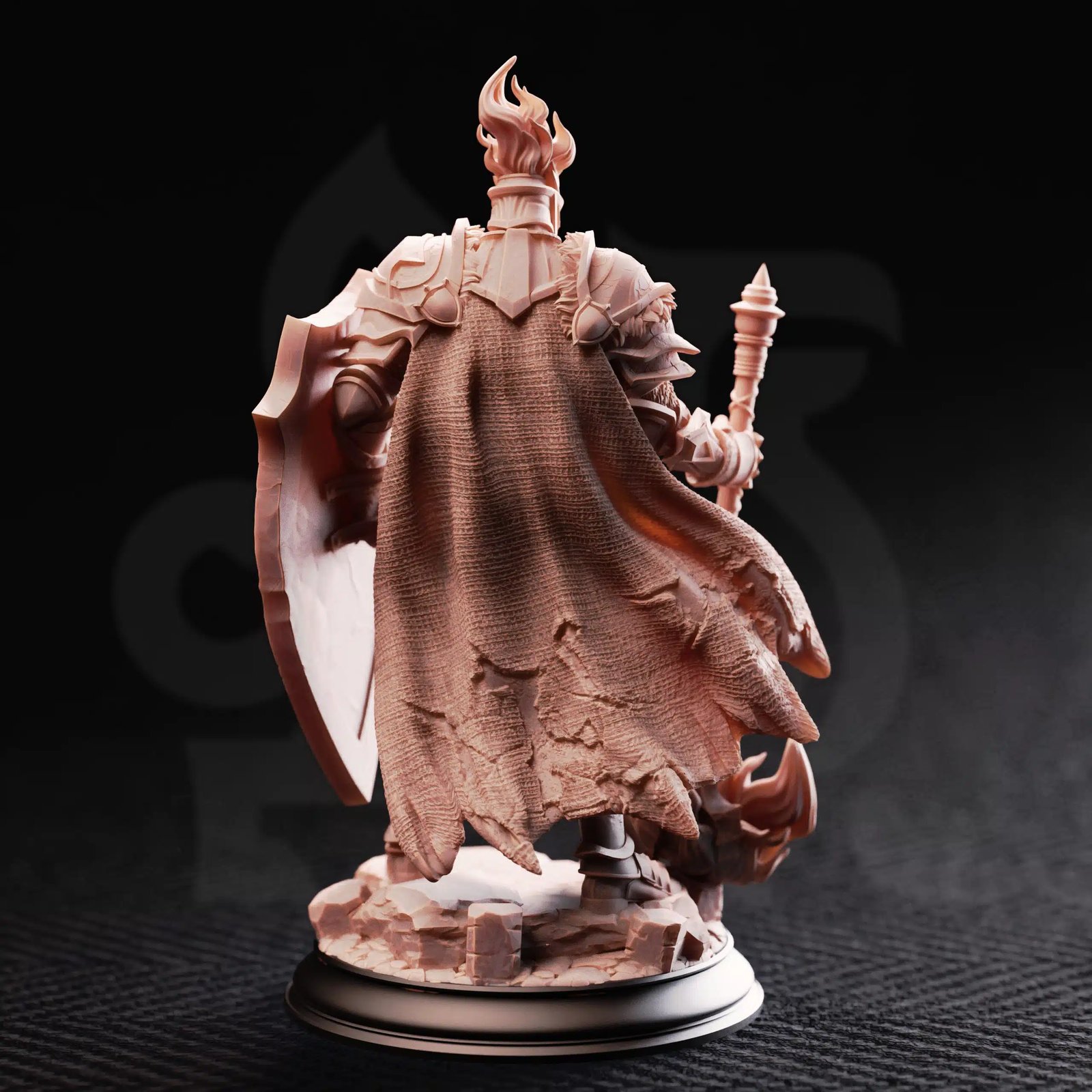 Glancalion Paladin of The First Flame — Unpainted