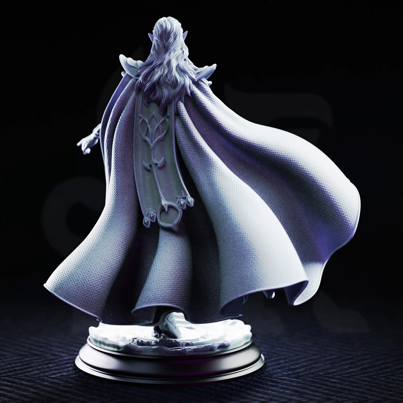 Drow Sorceress of the New Moon - Glynaria — Unpainted