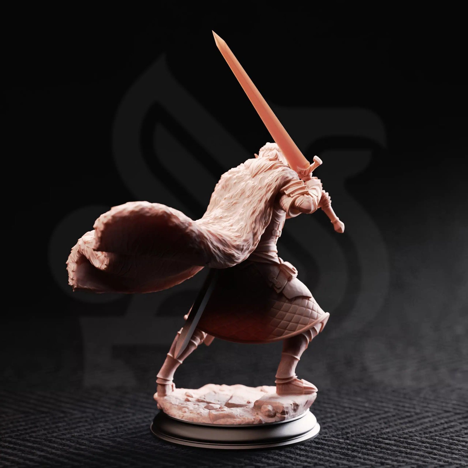 Elf Fighter - Harias of the Borderlands — Unpainted
