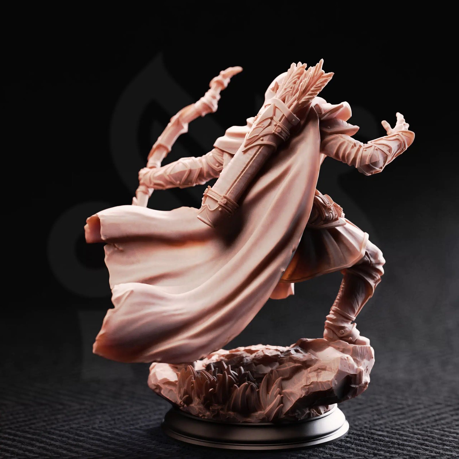 Induane Viverik Drow Ranger — Unpainted