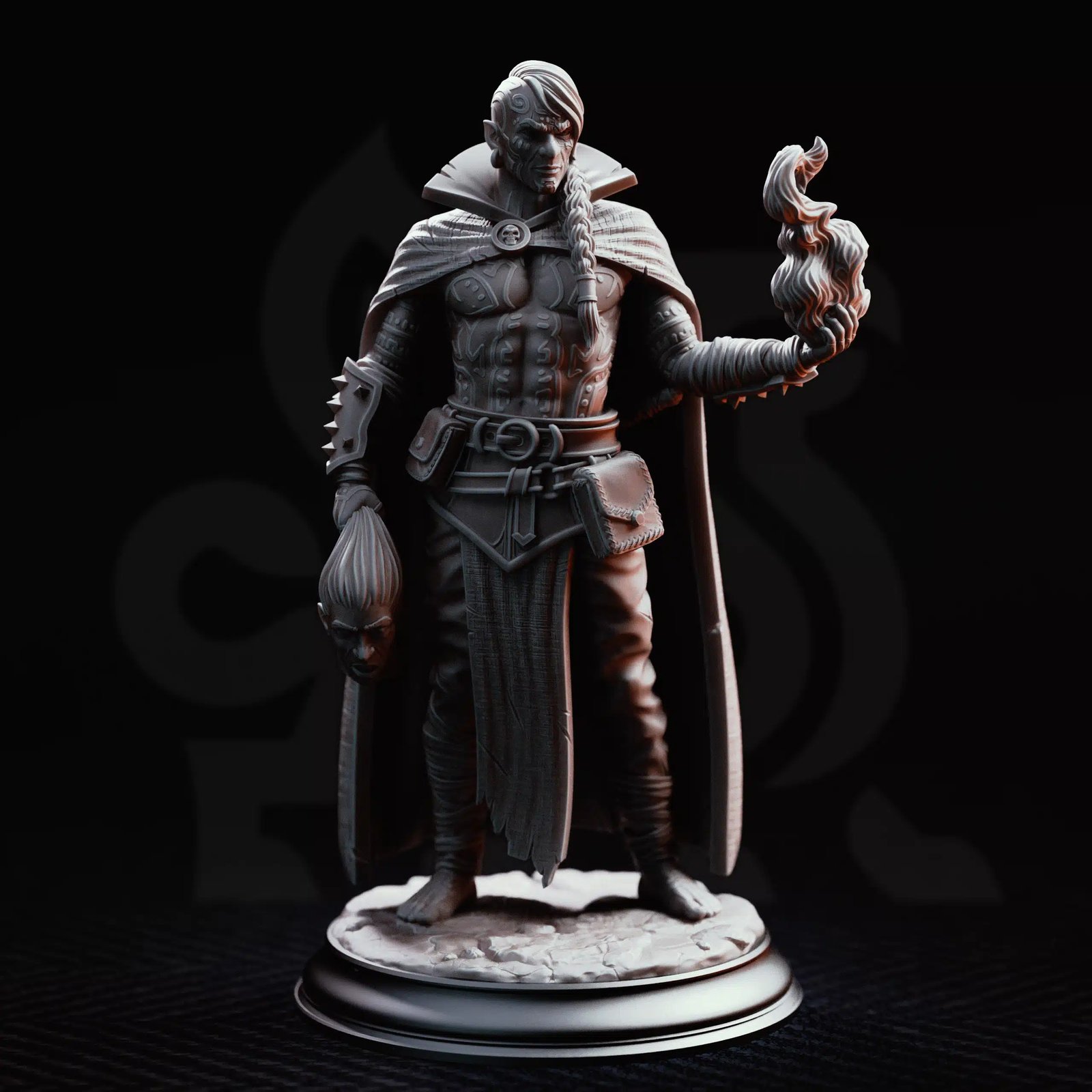 Kael The Forlorn Soul Dark Pact Warlock — Unpainted