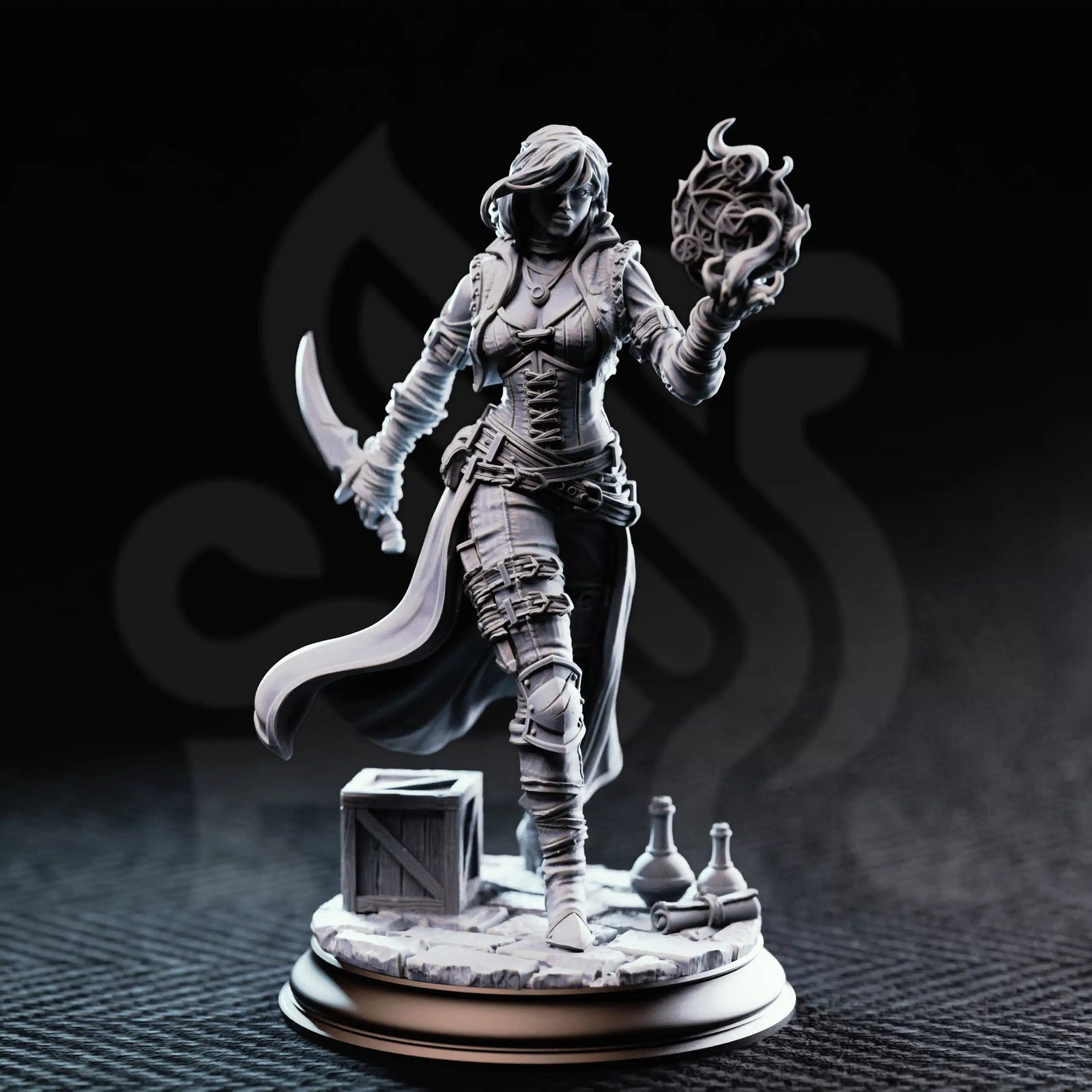 Kira Solseth Rogue of The Arcane — Unpainted