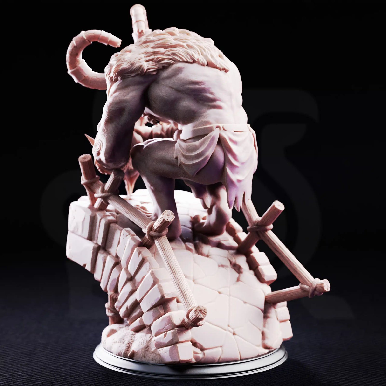 Bridge Troll - Little John — Unpainted