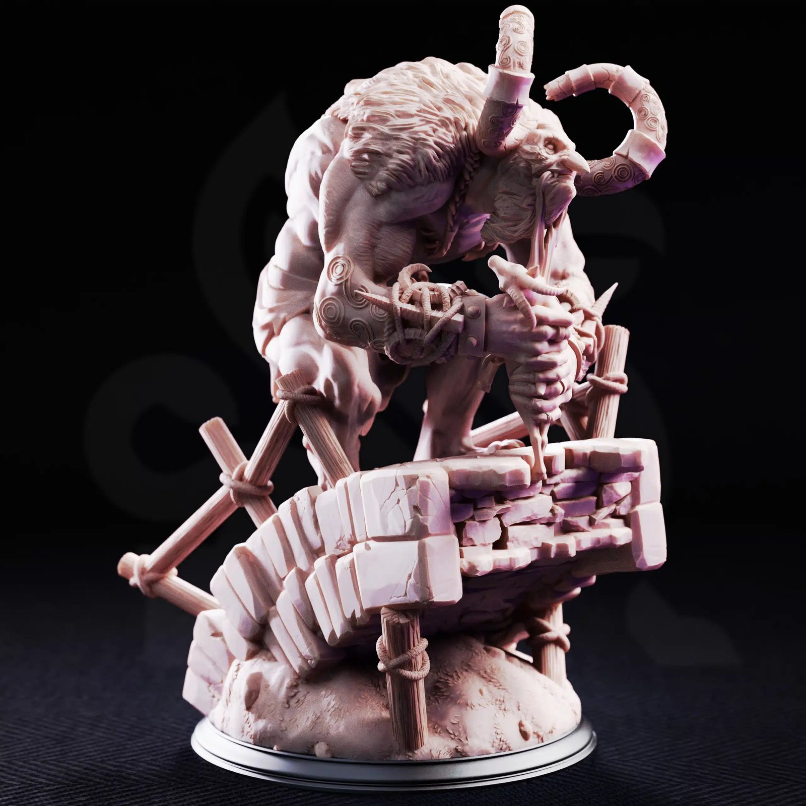 Bridge Troll - Little John — Unpainted