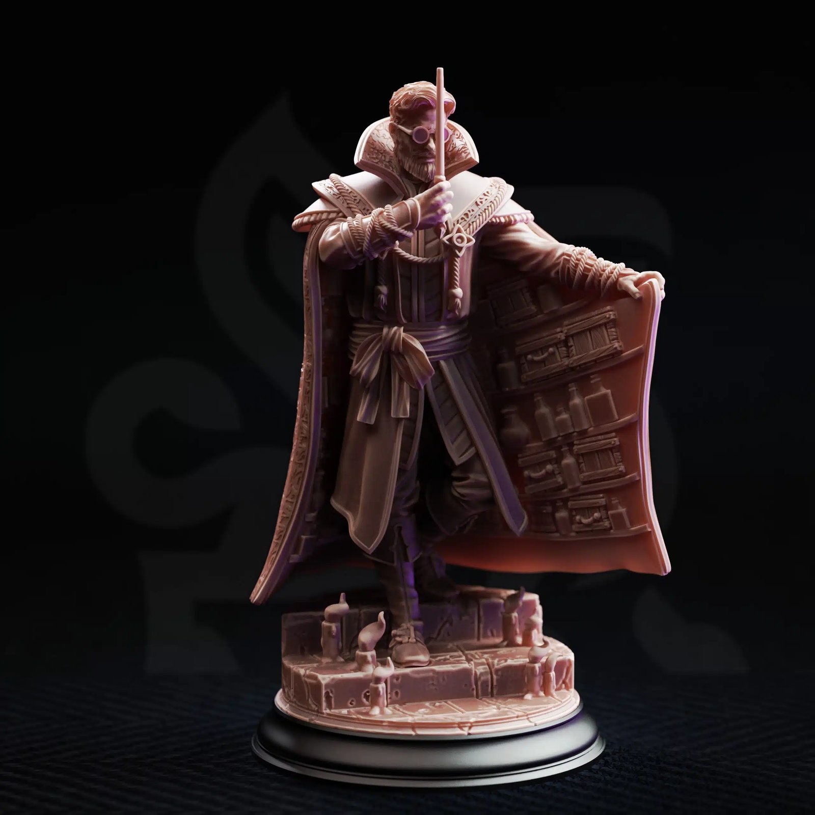 Alchemy Mage - Professor Luther Fleck — Unpainted