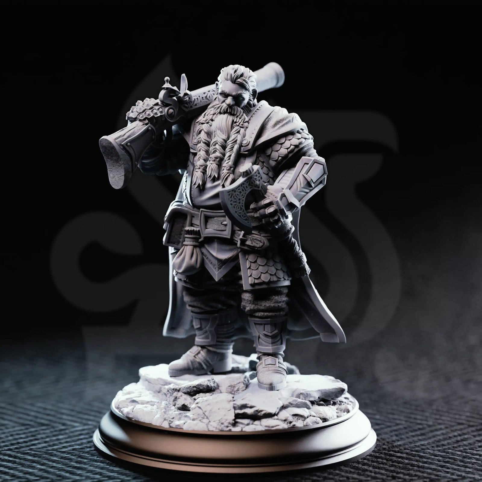 Nilyerg Sureshot Dwarven Marksman — Unpainted