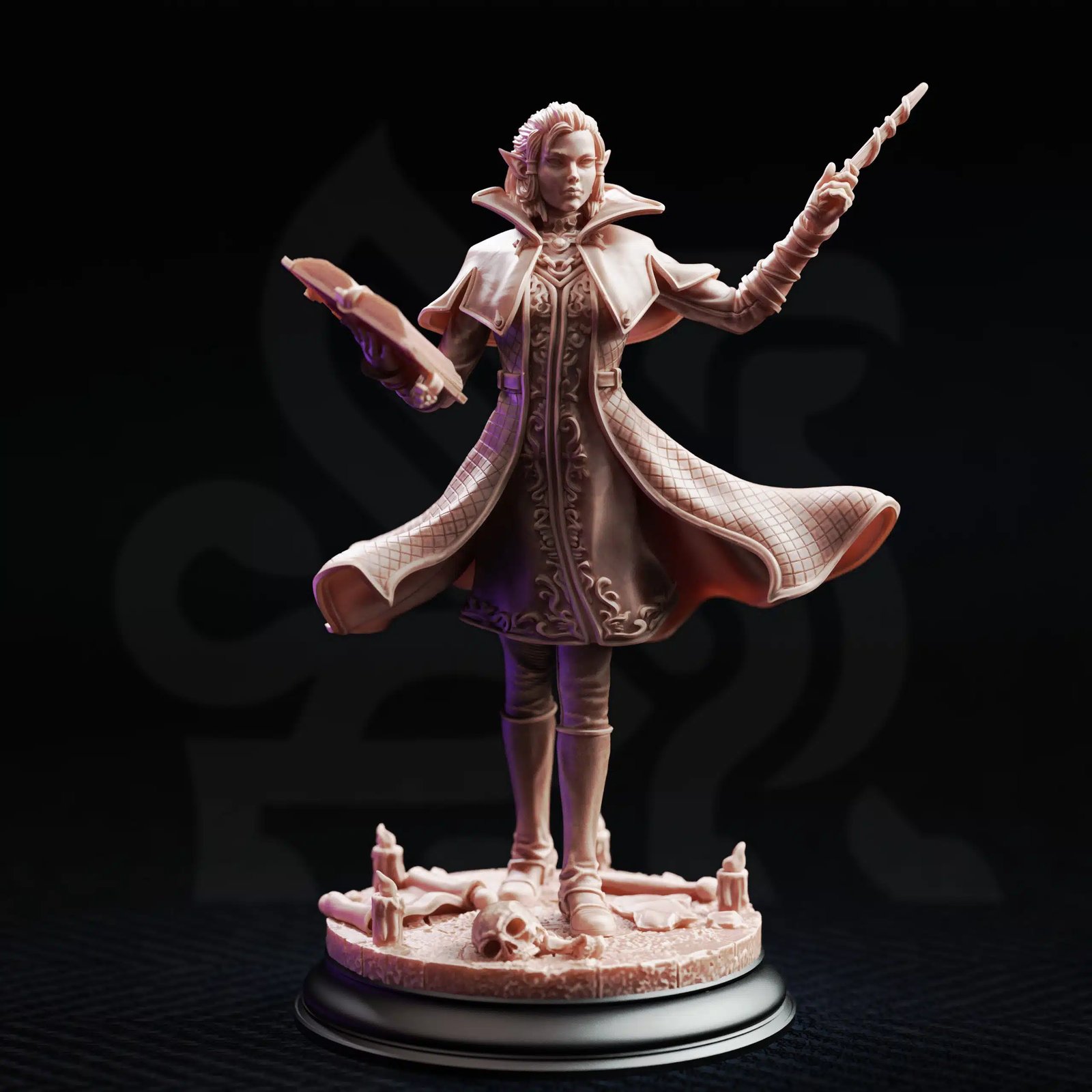 Necromancy Wizard - Headmistress Margaux de la Croix — Unpainted