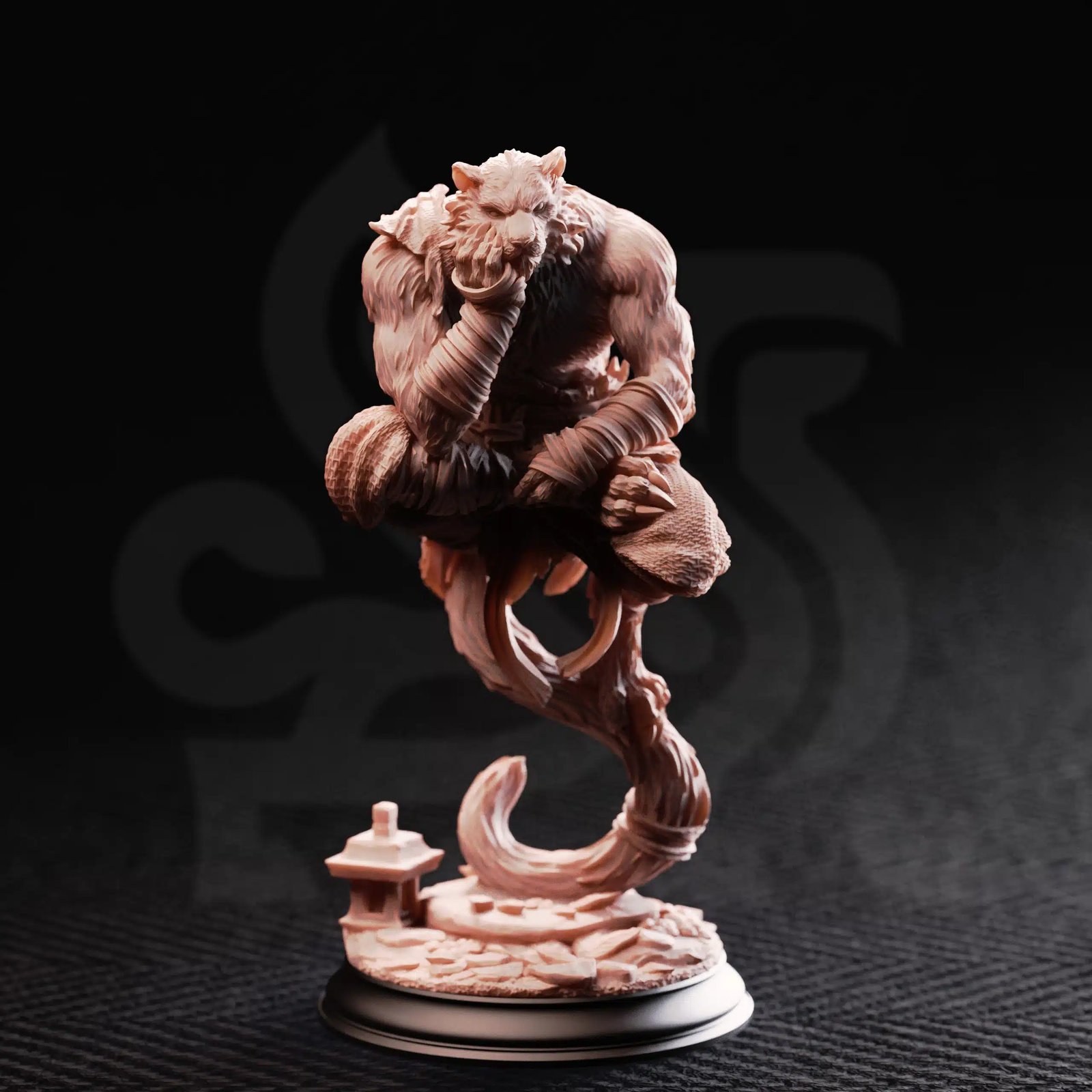 Raiko of The Wardens Catfolk Wanderer — Unpainted