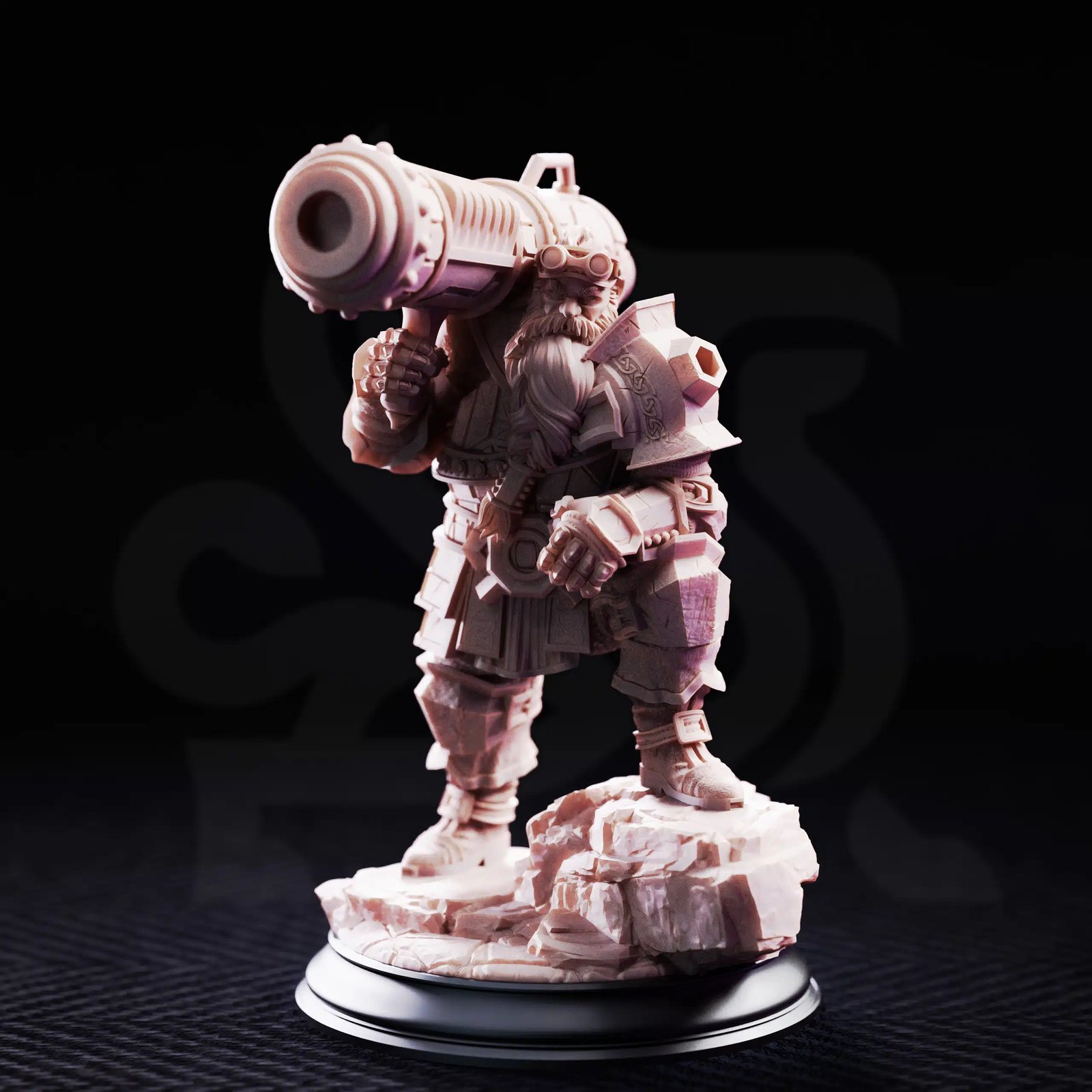 Rook - Dwarven Cannoneer — Unpainted