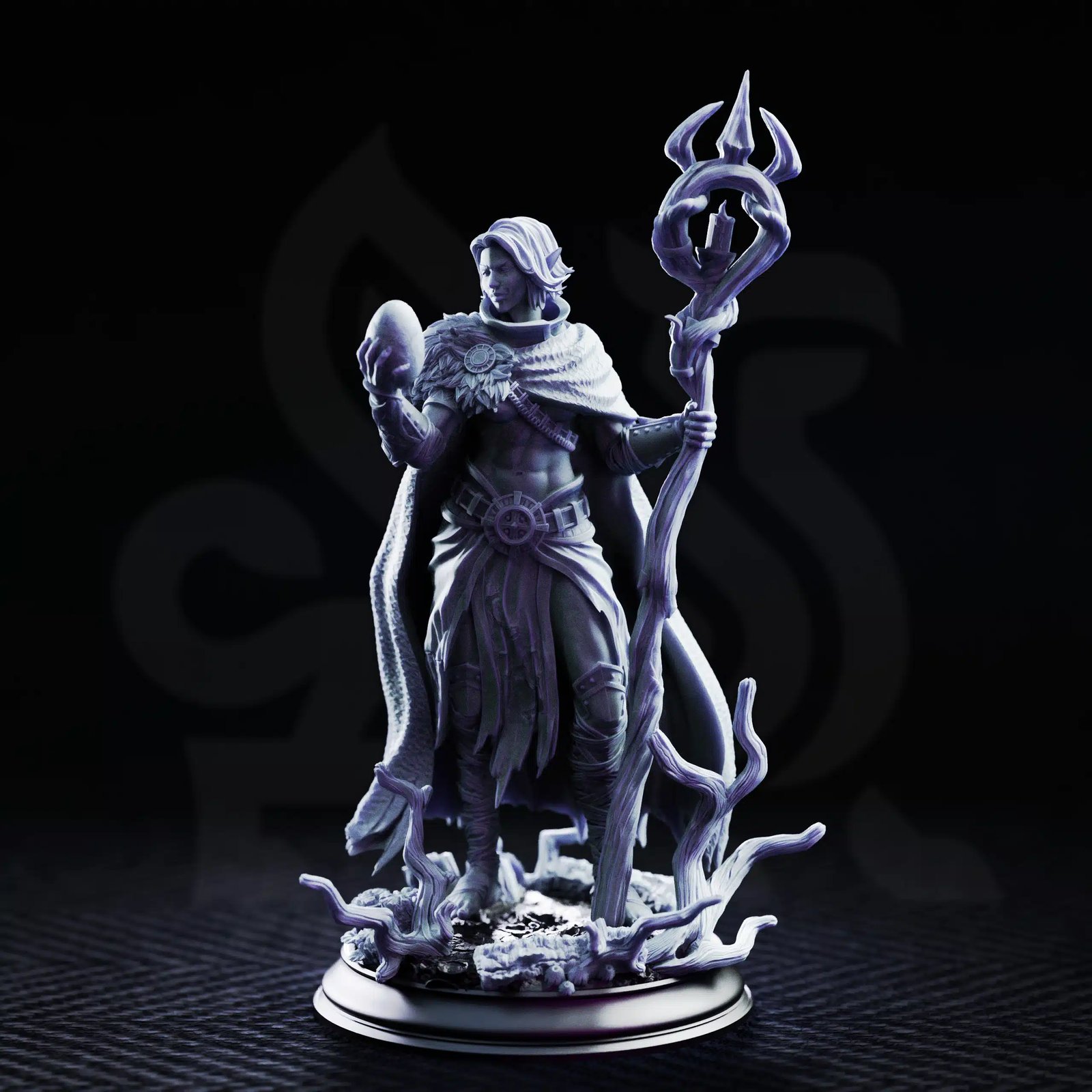 Saratha The Watchful Priestess of The Swamp — Unpainted