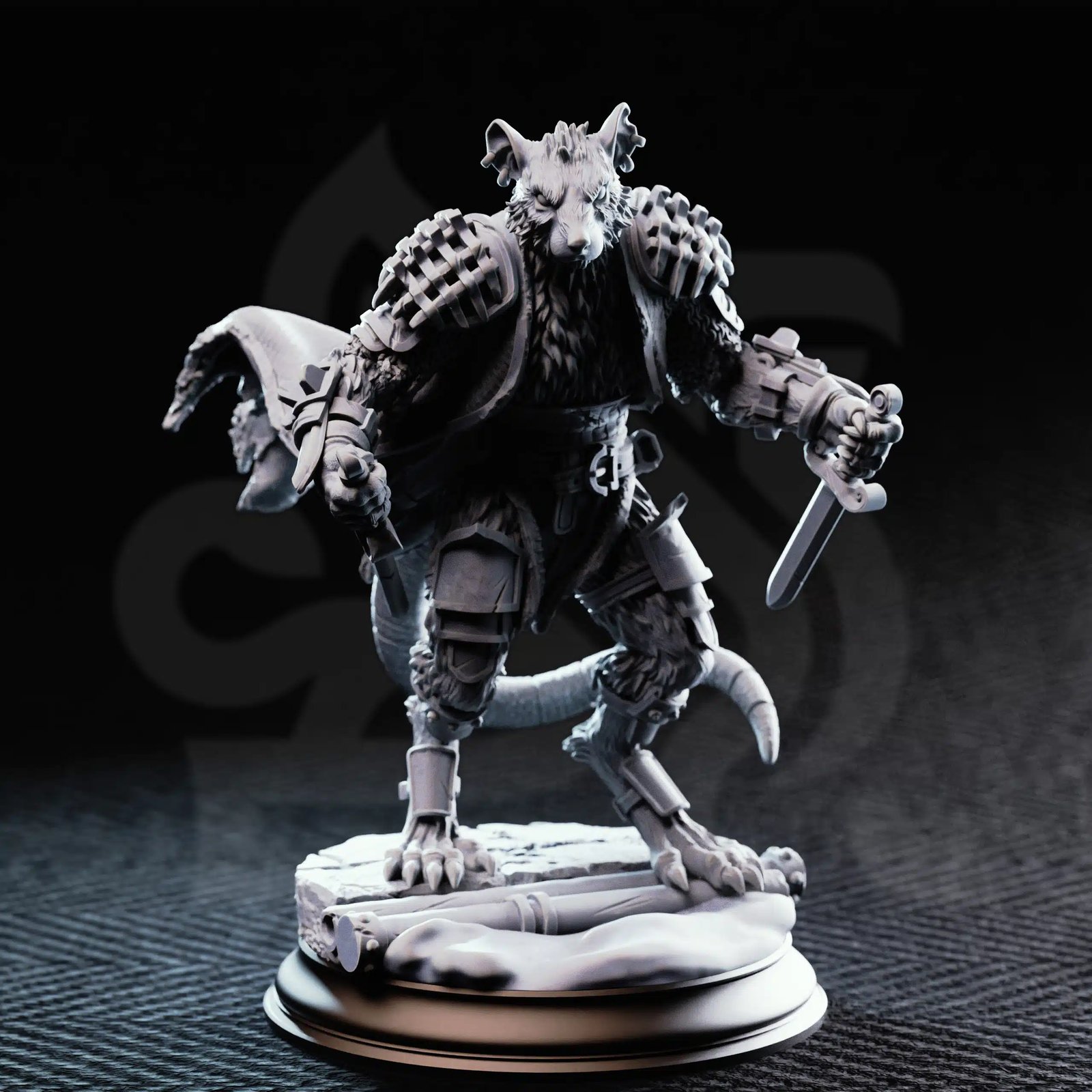 Ratfolk Vermin Grunts - Scabbers — Unpainted