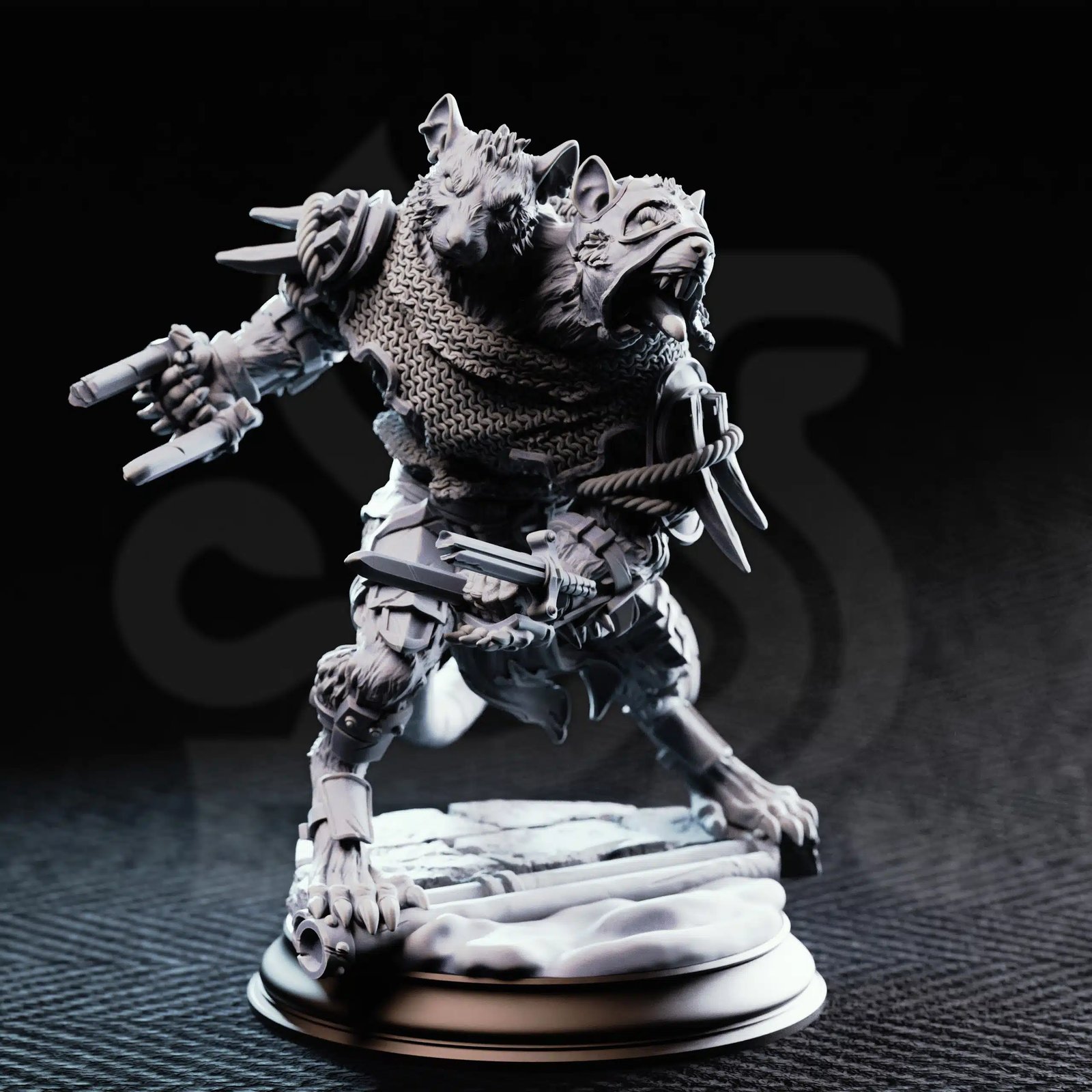 Ratfolk Vermin Grunts - Scabbers — Unpainted