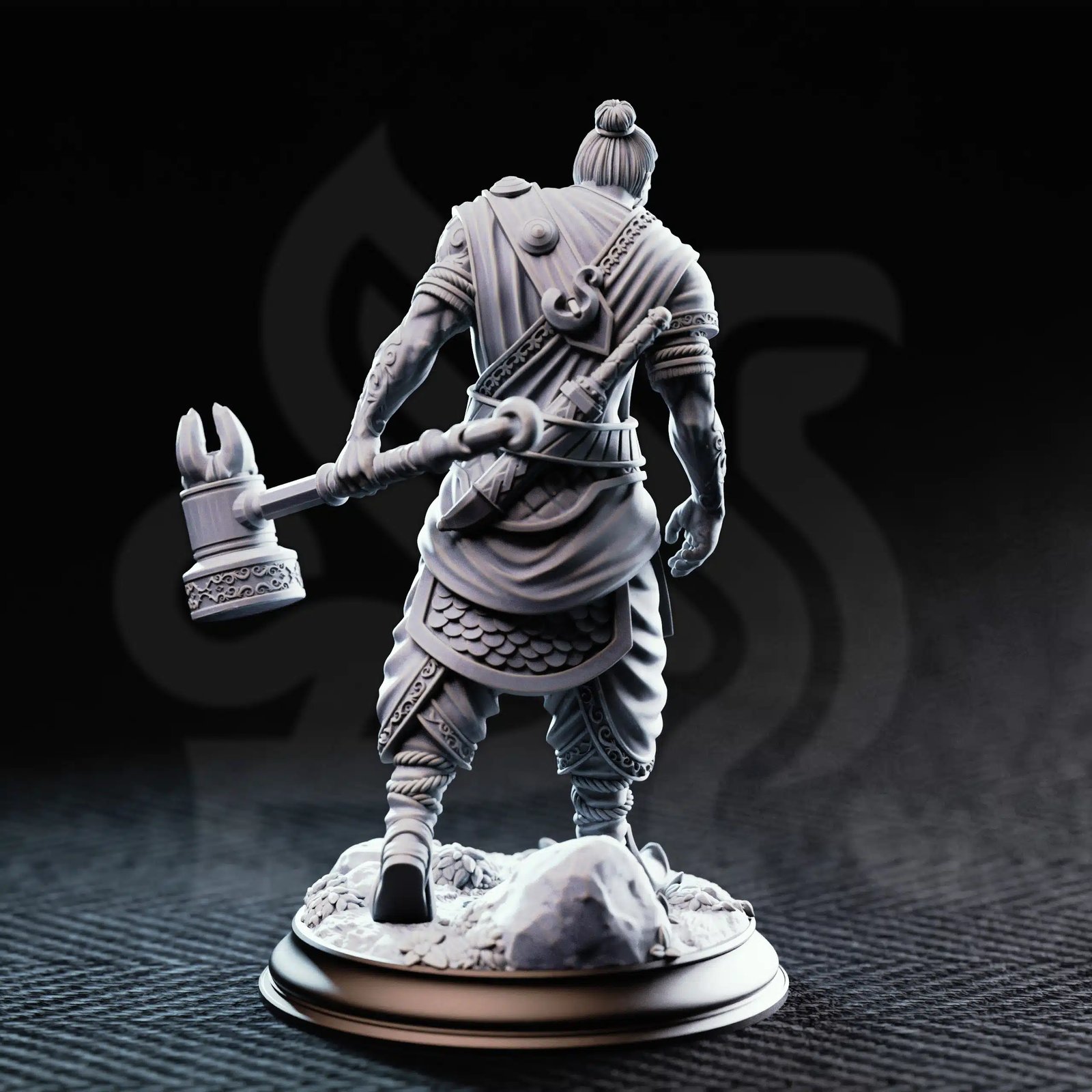 Exotic Mercenary - Sindan the Southern Hammer — Unpainted