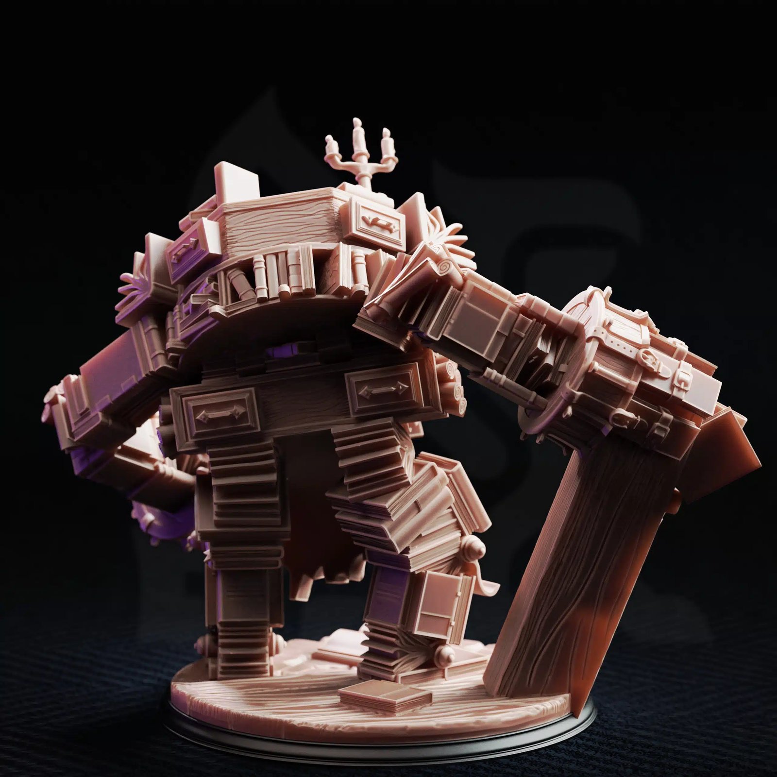 Library Golem - The Forbidden Section — Unpainted