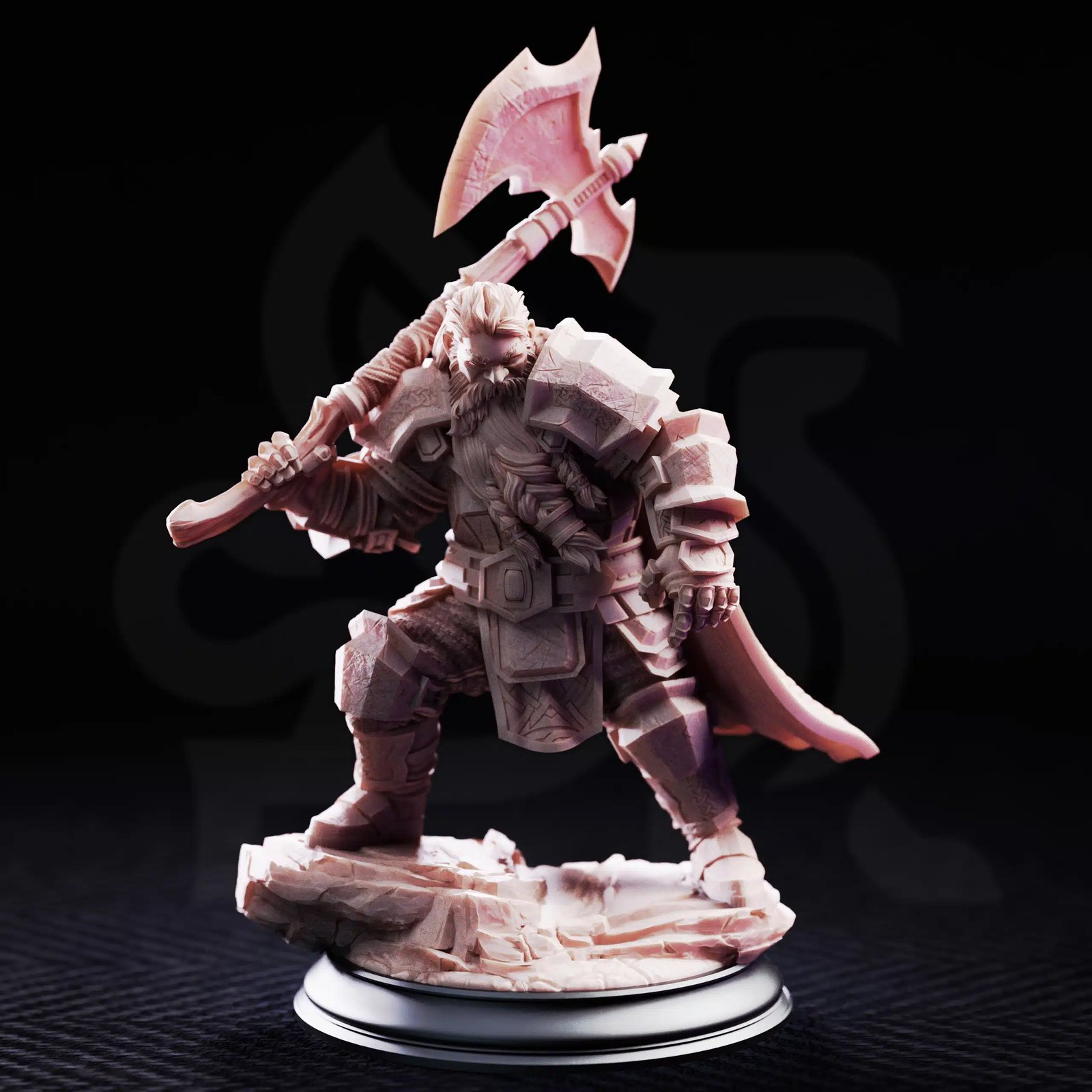 Took Dwarven Axeman — Unpainted