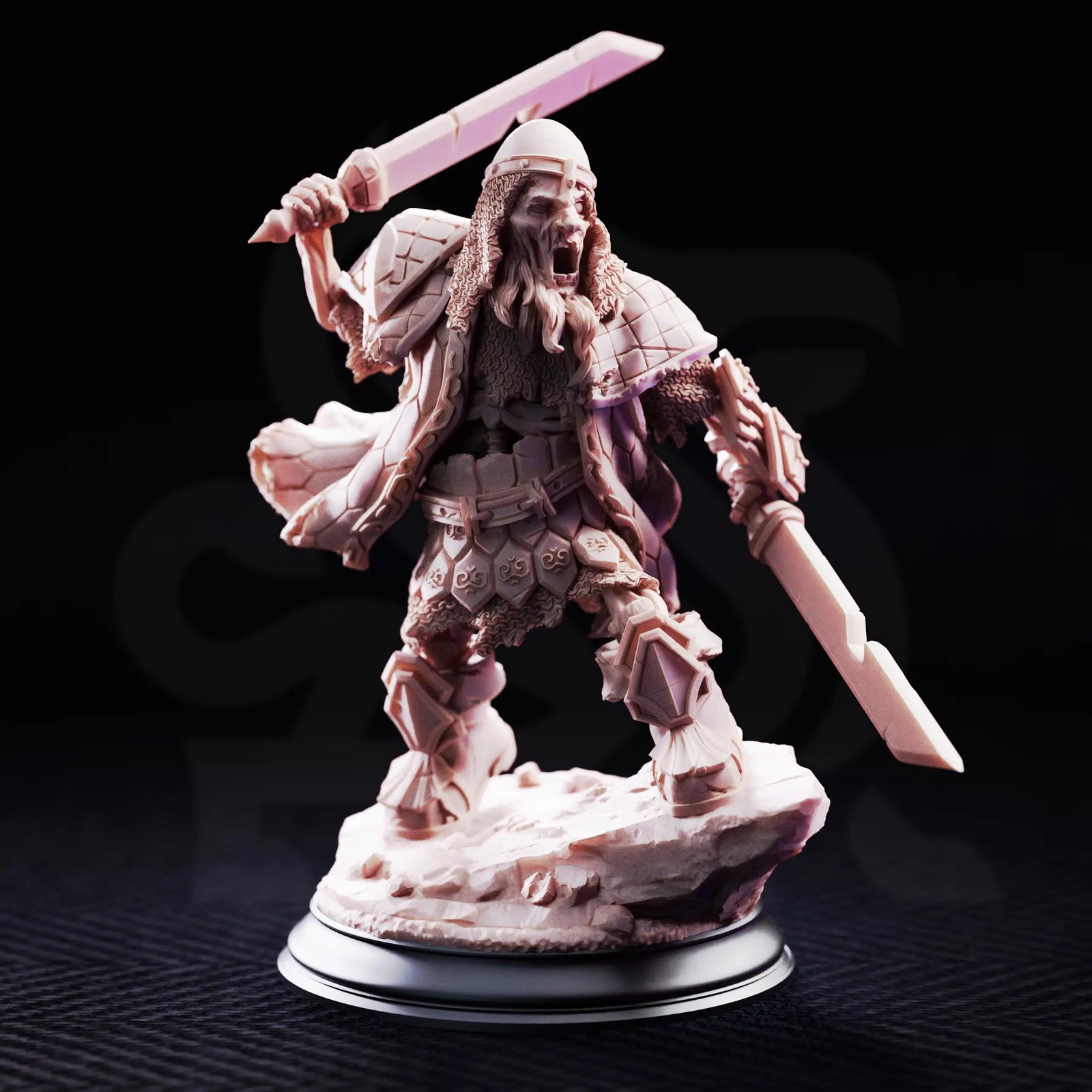 Undead Dwarven Brothers - Brook, Crook, Hook, Mook & Sook — Unpainted