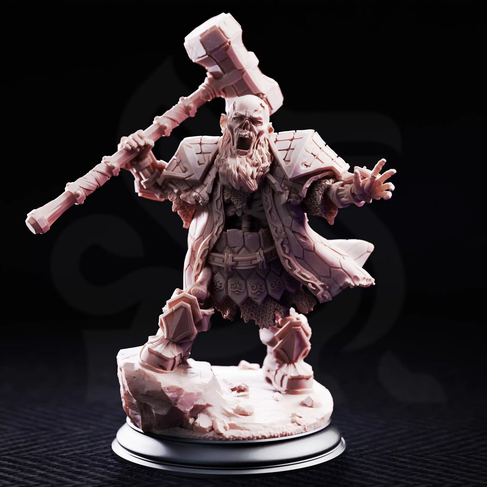 Undead Dwarven Brothers - Brook, Crook, Hook, Mook & Sook — Unpainted