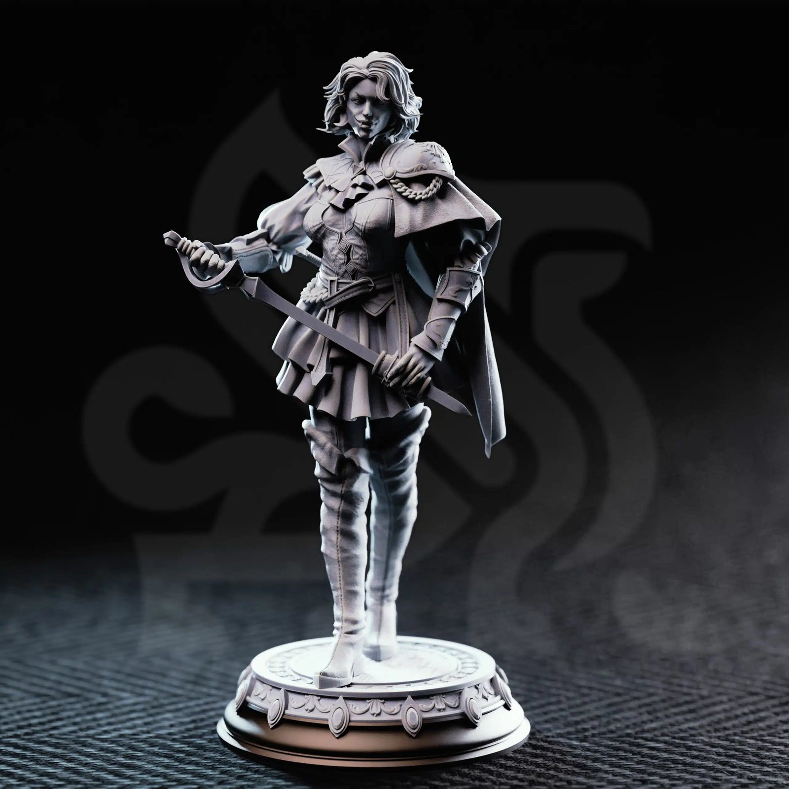 Victoria Asquith Lady Duellist — Unpainted