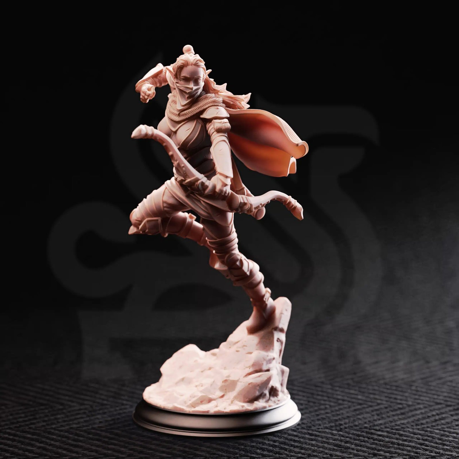 Elf Devil Hunter Ranger - Virana — Unpainted