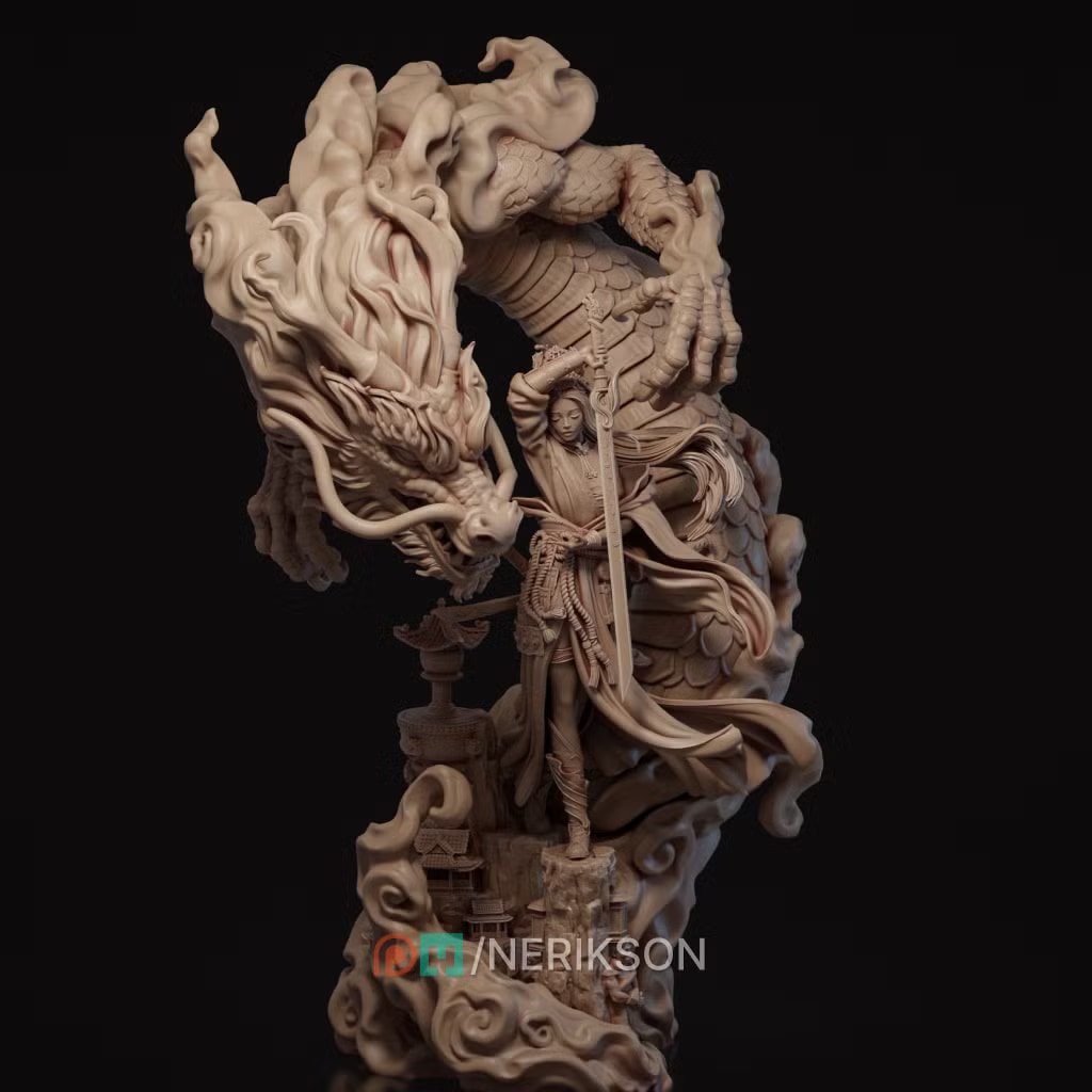 Dream of the Golden Dragon — Unpainted