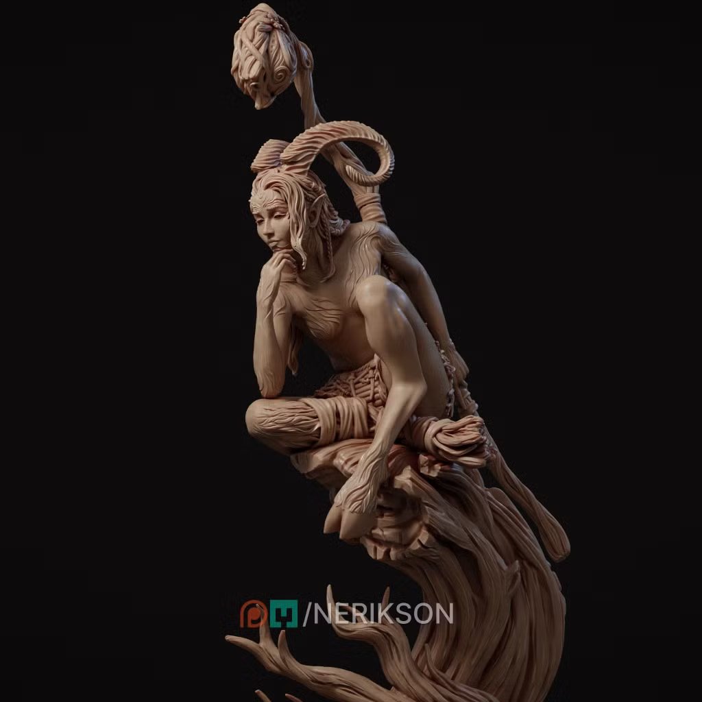 Eshvara the Cursed Faun — Unpainted
