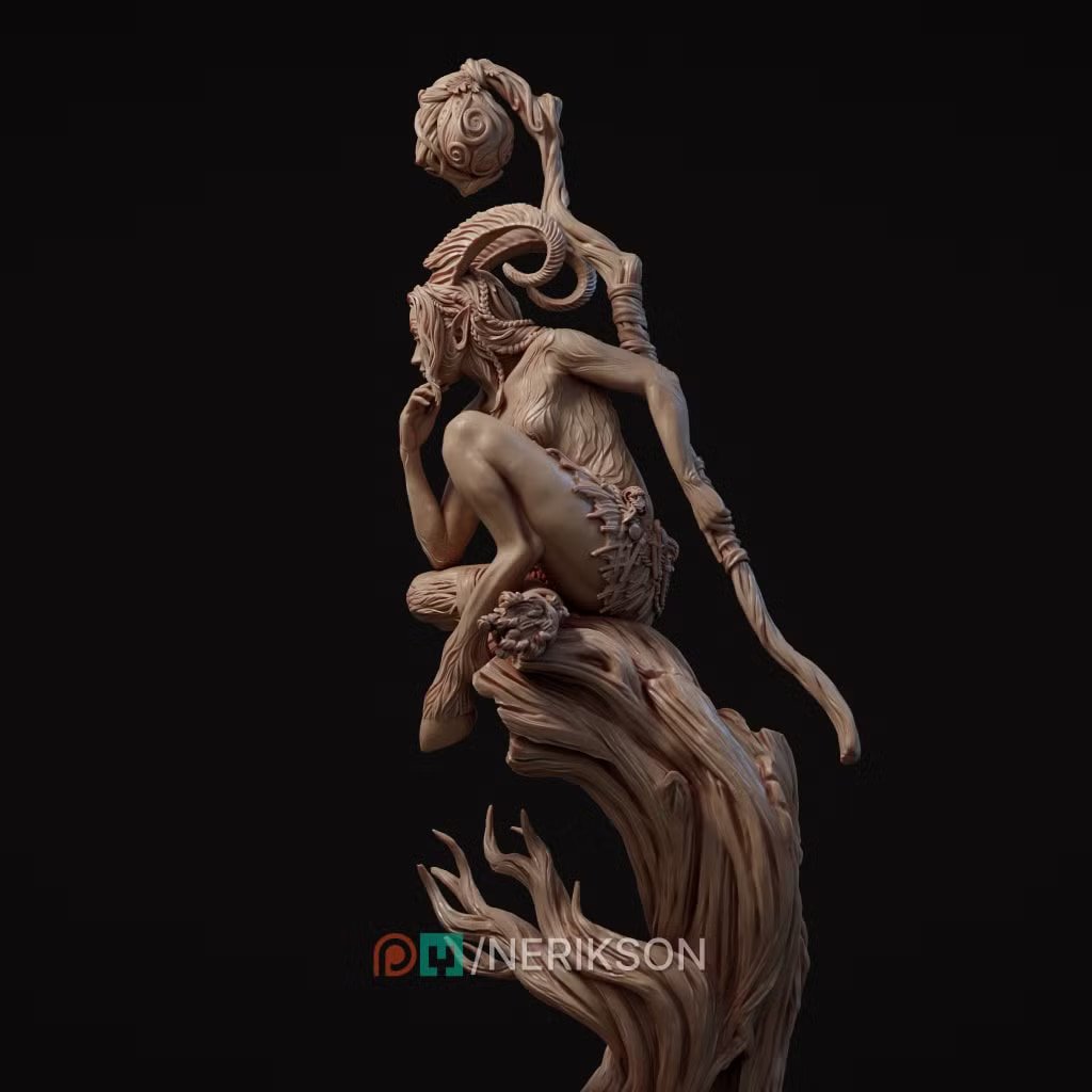 Eshvara the Cursed Faun — Unpainted