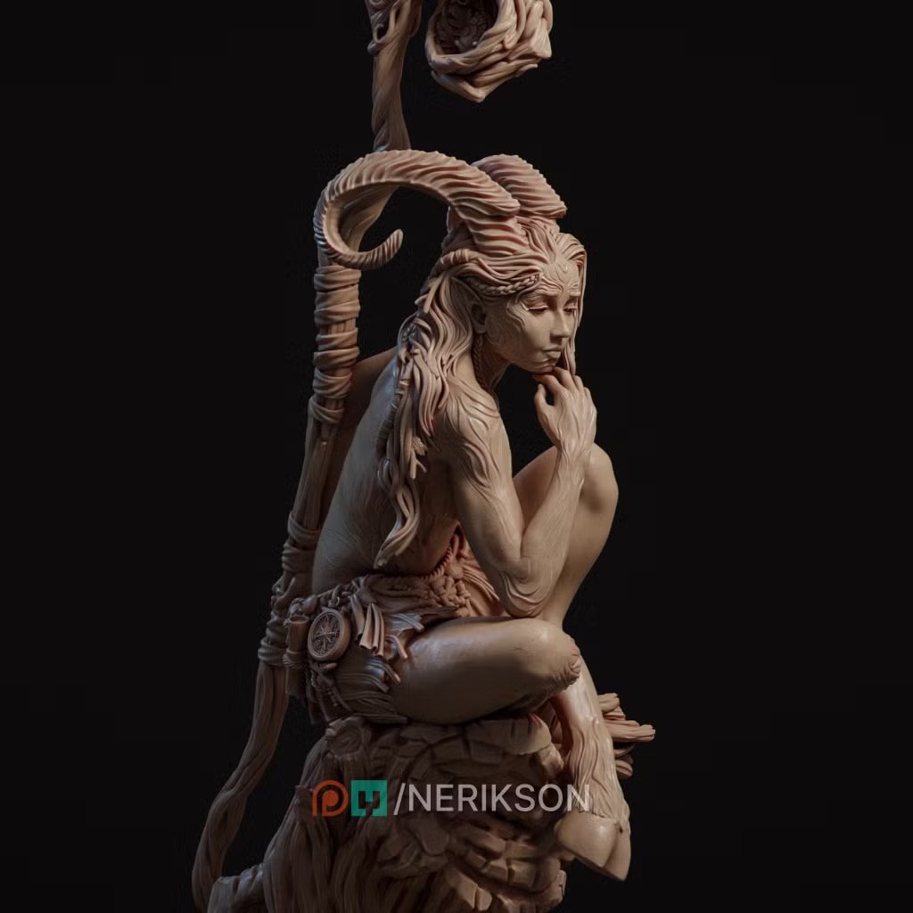 Eshvara the Cursed Faun — Unpainted