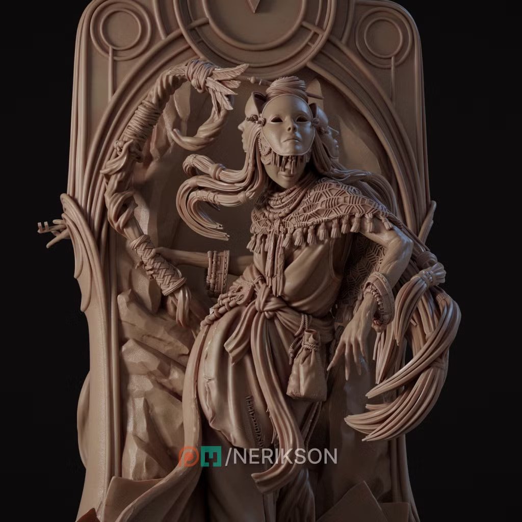 Tarot Arcana : Hierophant — Unpainted