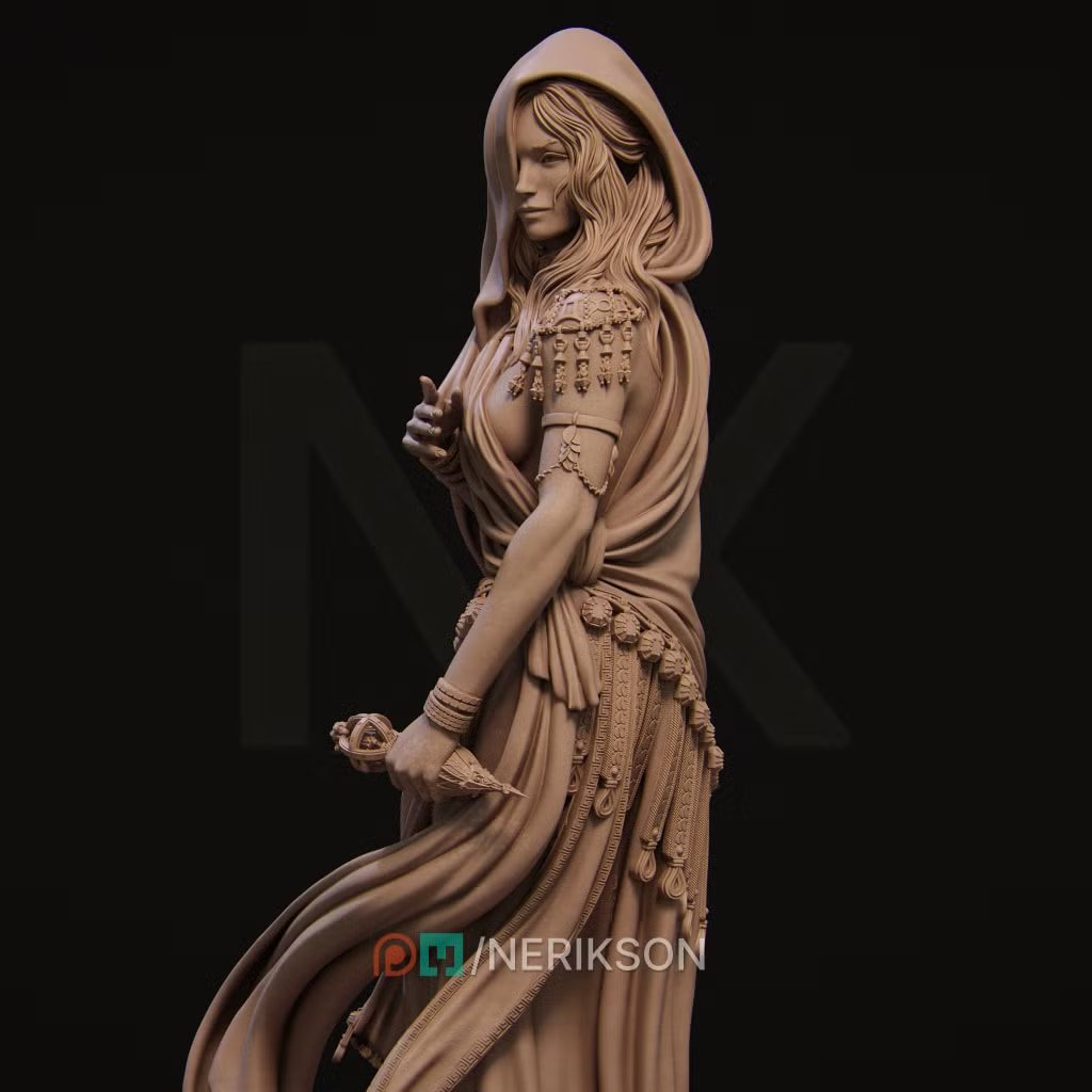 Klotho the Moirai — Unpainted