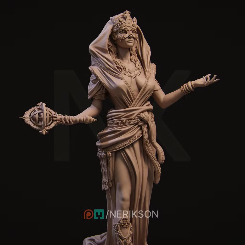 Lakhesis The Moirai — Unpainted